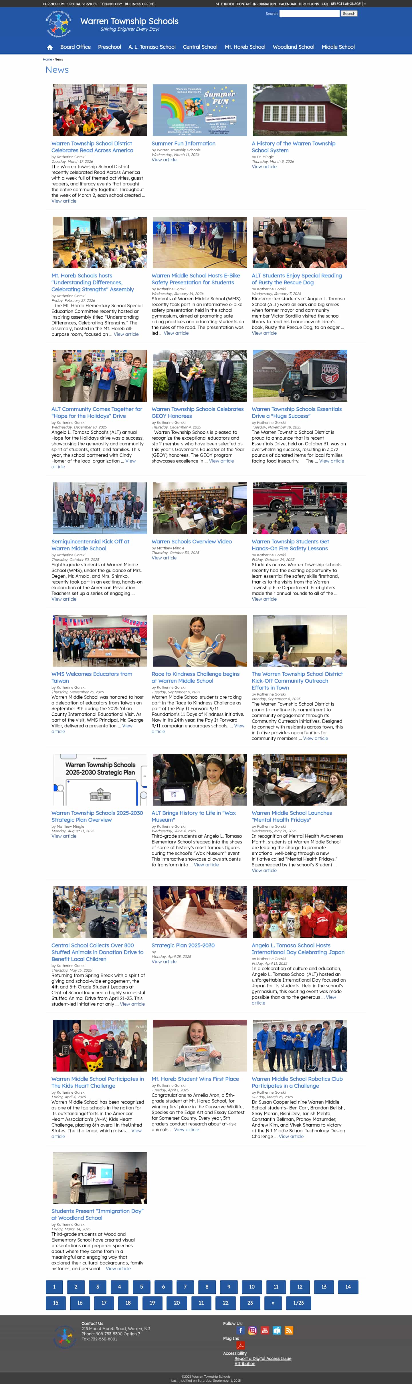 Latest website image capture