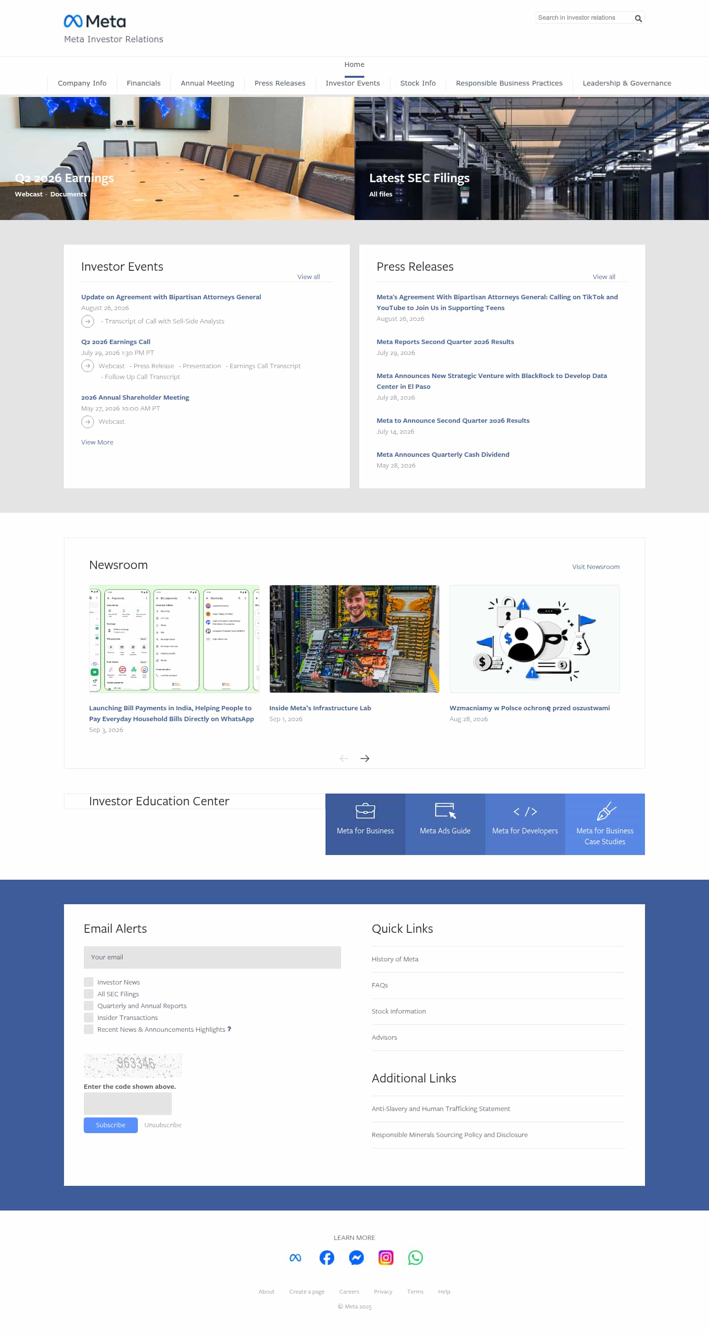 Latest website image capture