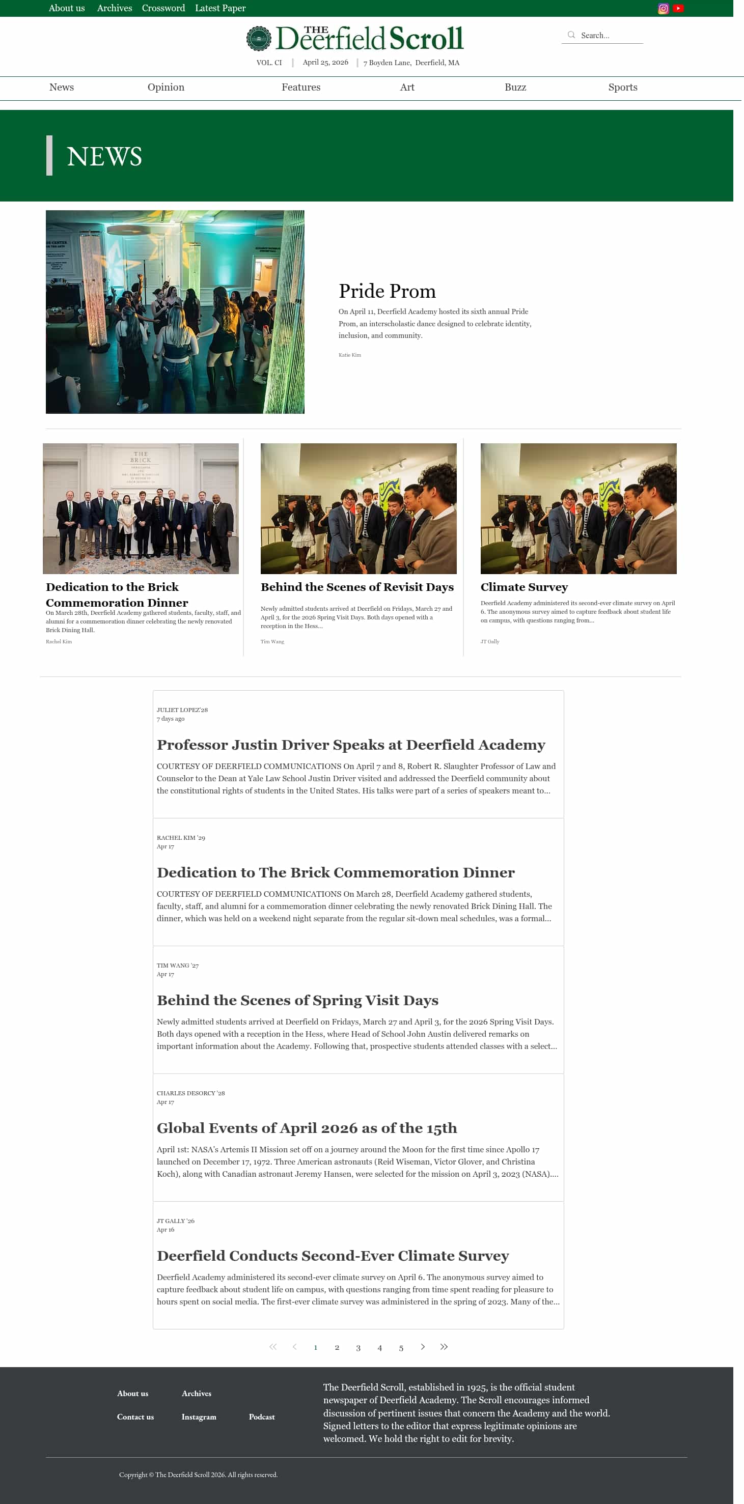 Latest website image capture