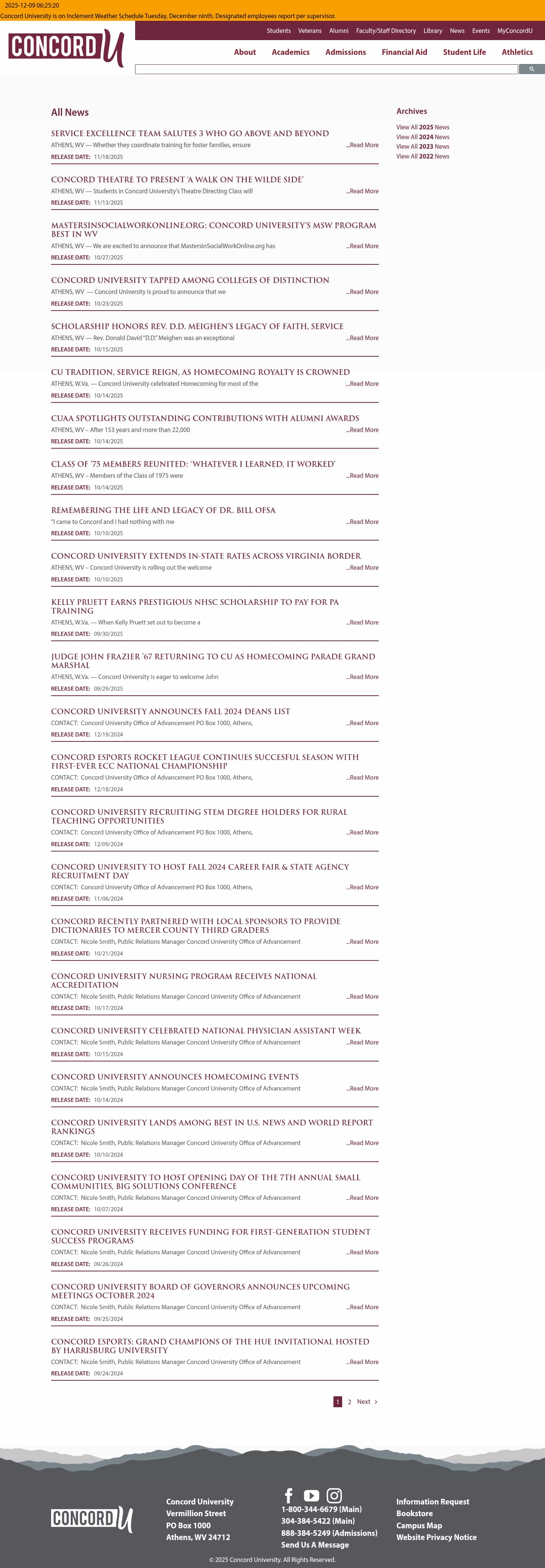 Latest website image capture