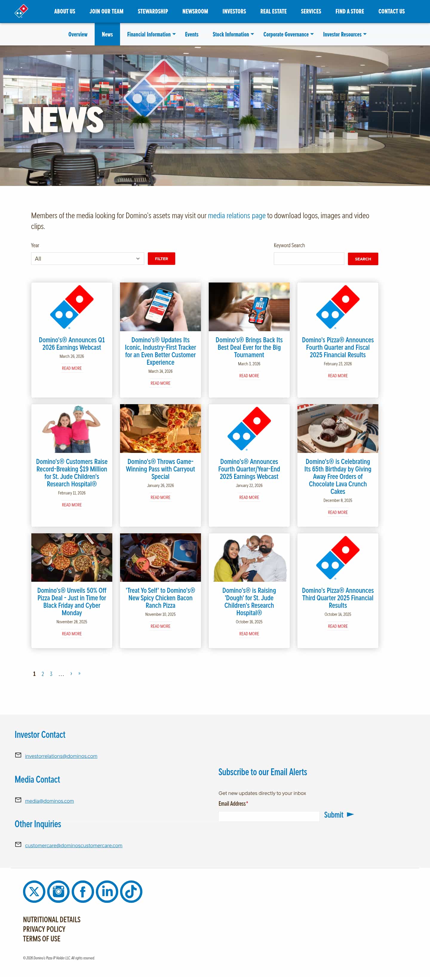 Latest website image capture