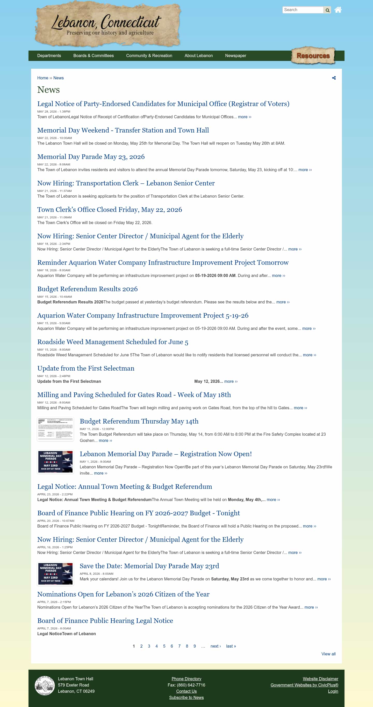 Latest website image capture