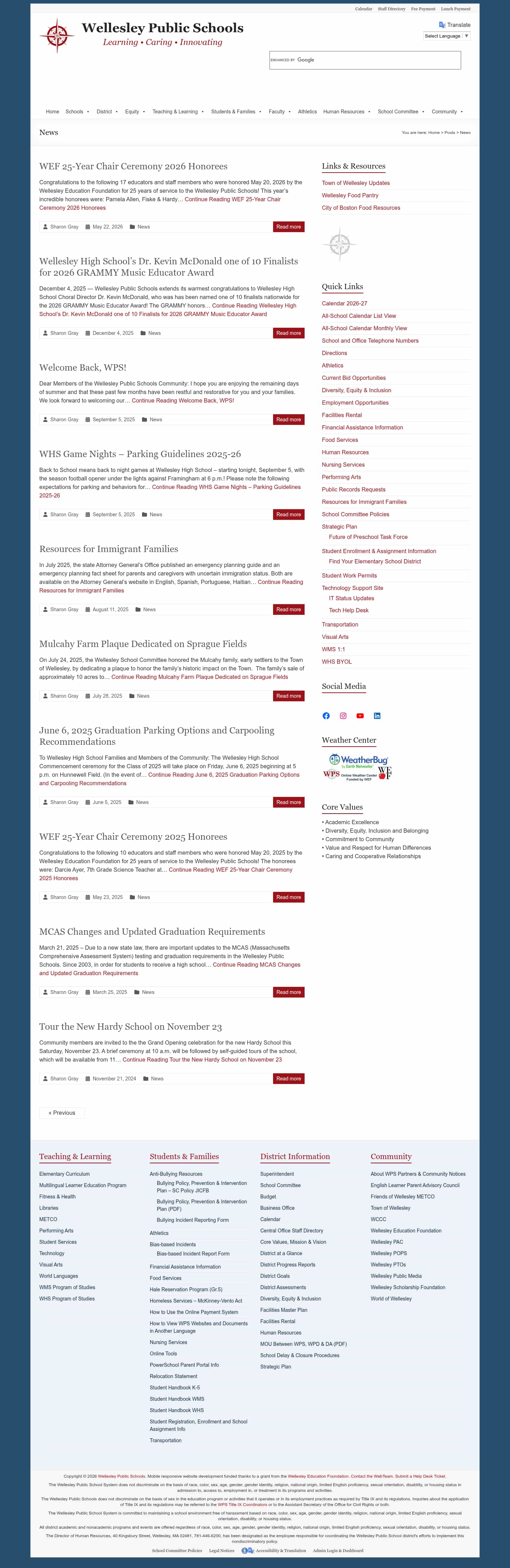 Latest website image capture