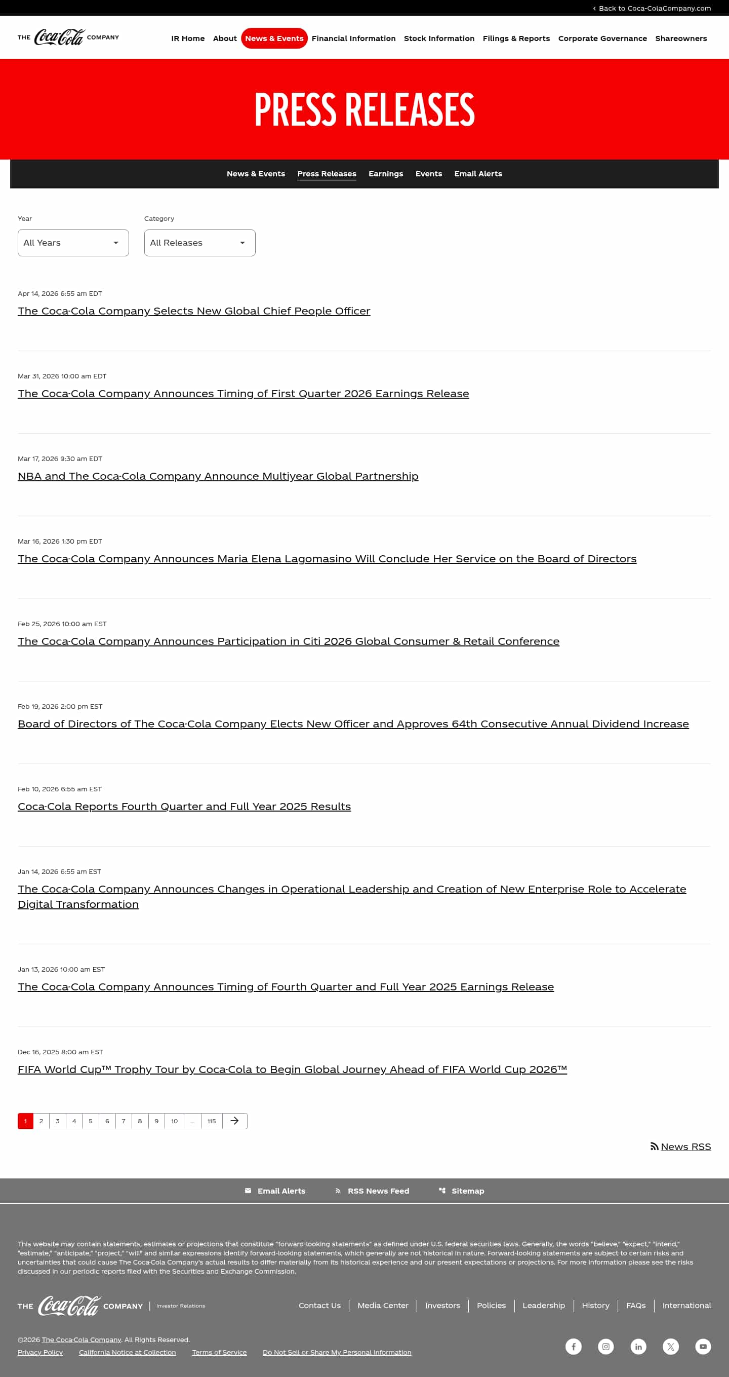 Latest website image capture