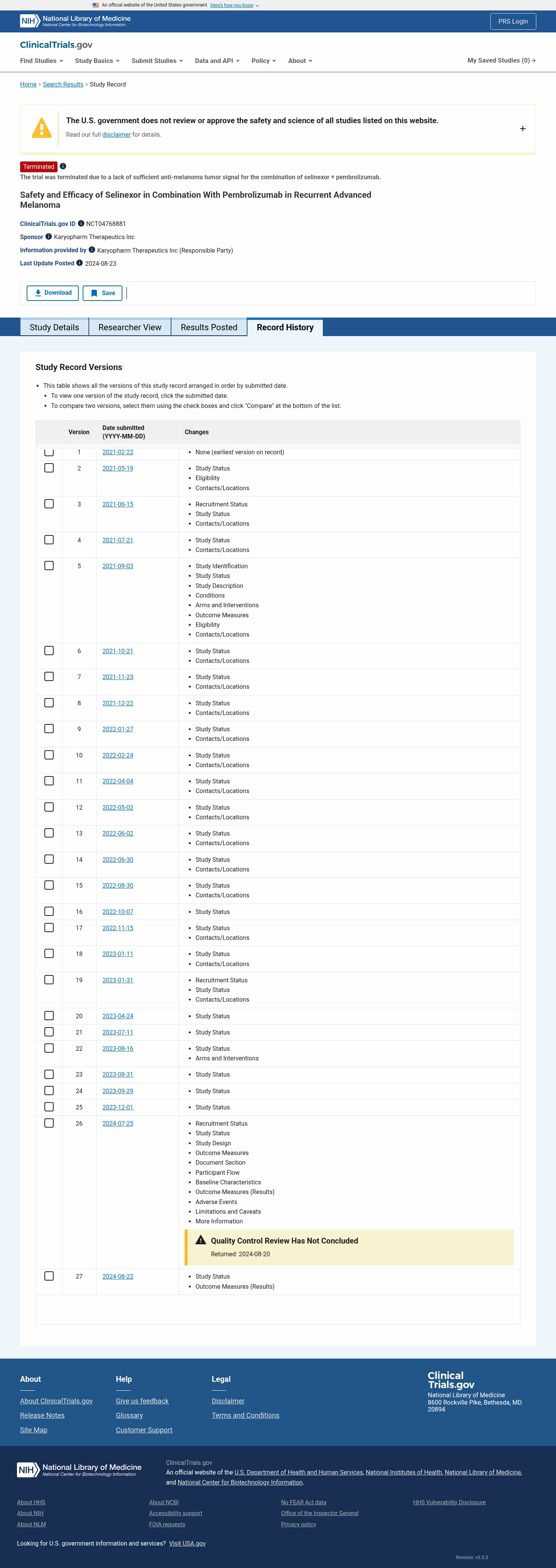 Latest website image capture