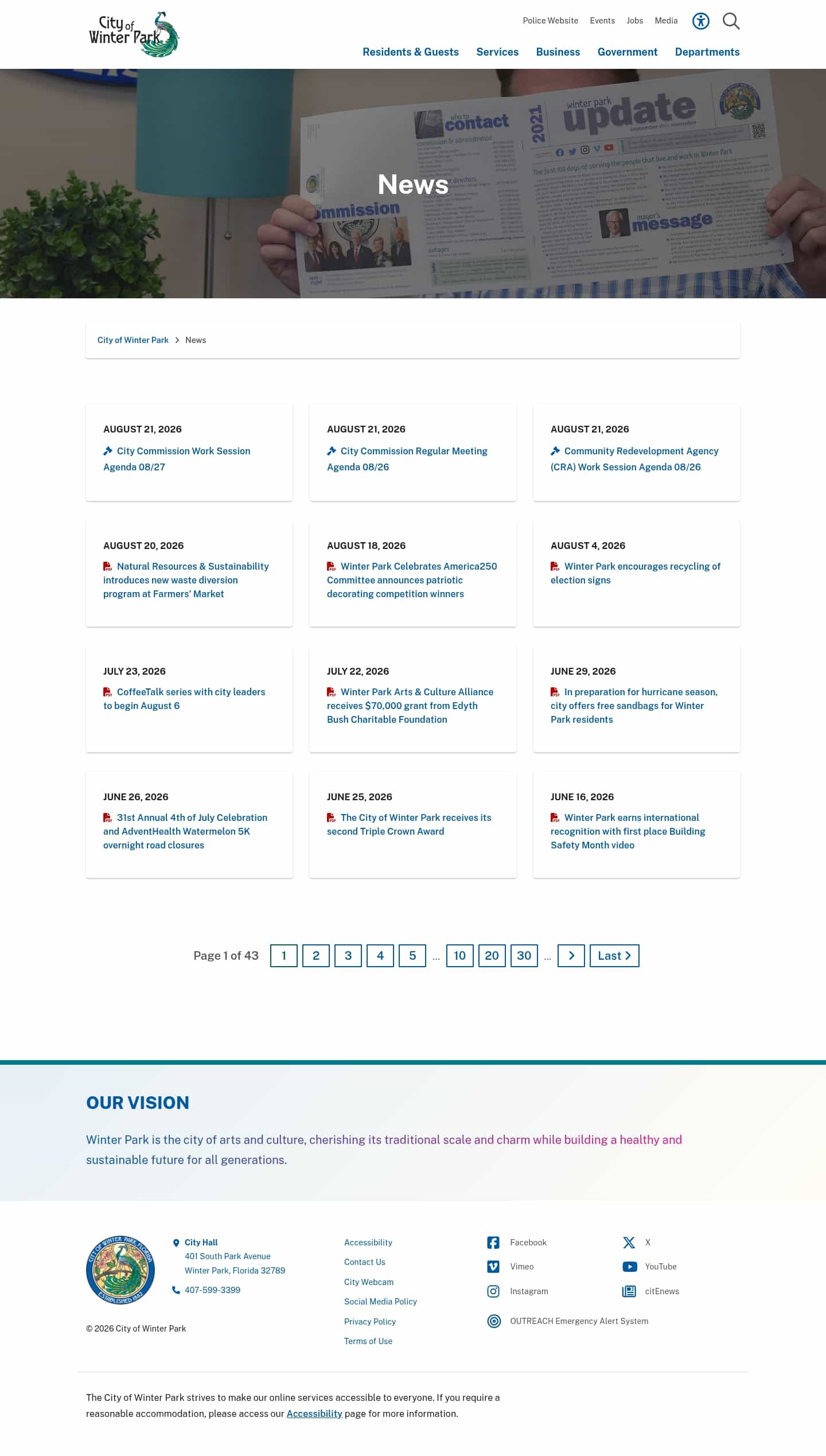 Latest website image capture