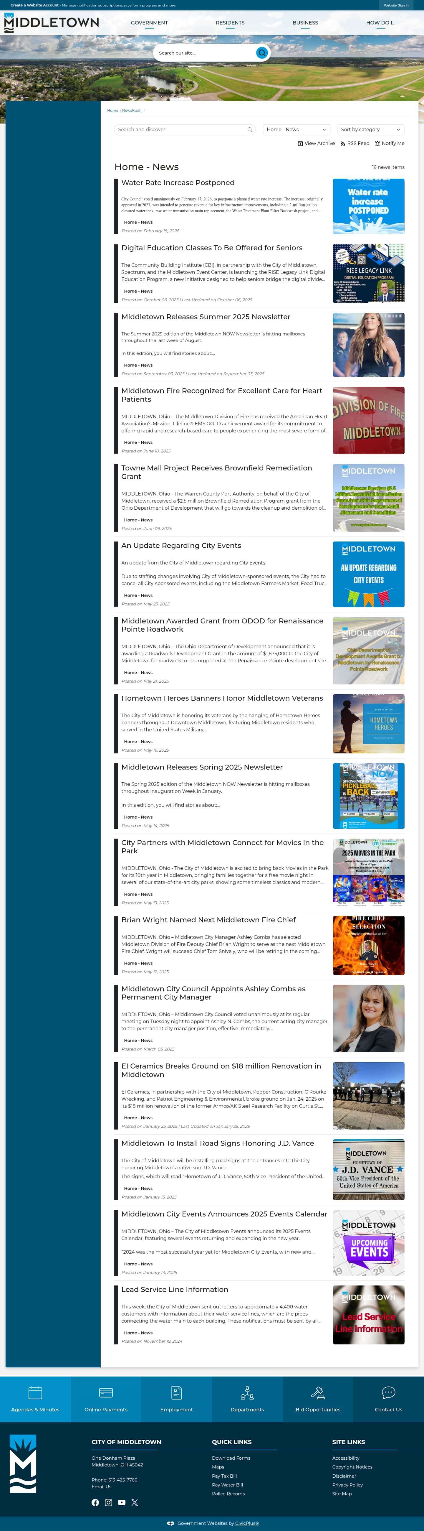 Latest website image capture