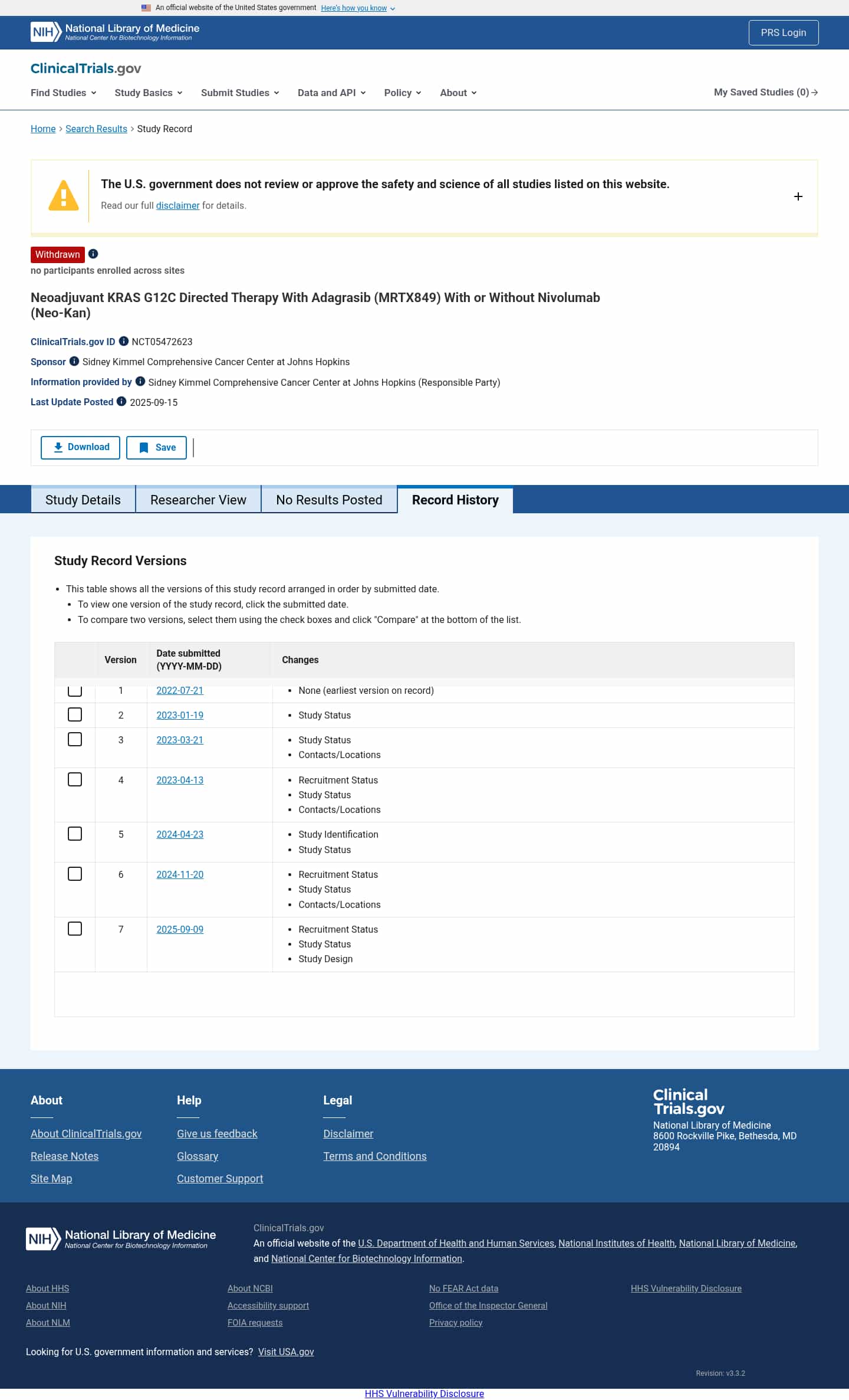 Latest website image capture
