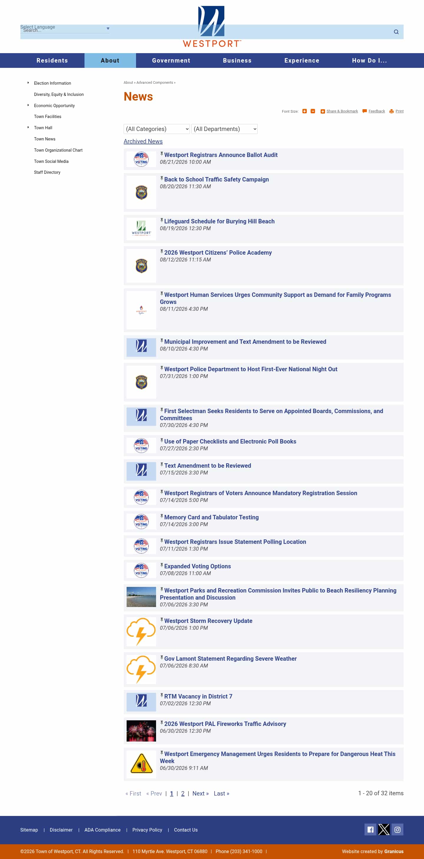 Latest website image capture