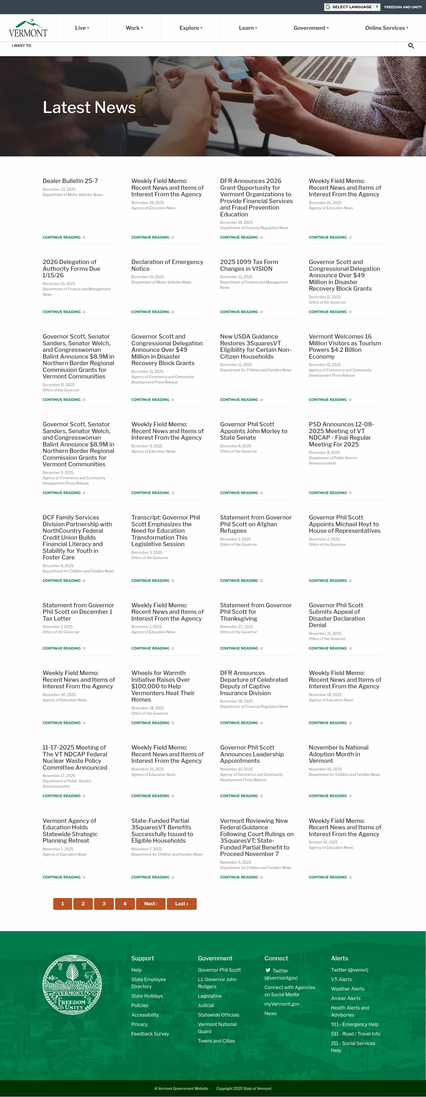 Latest website image capture