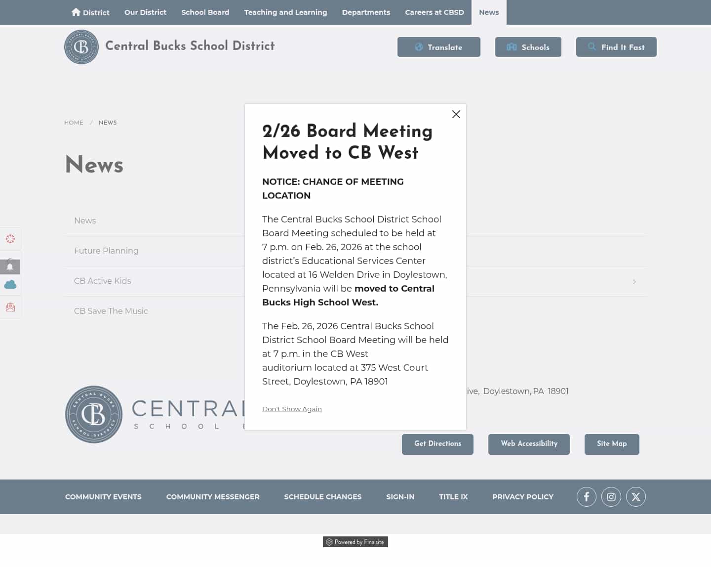 Latest website image capture