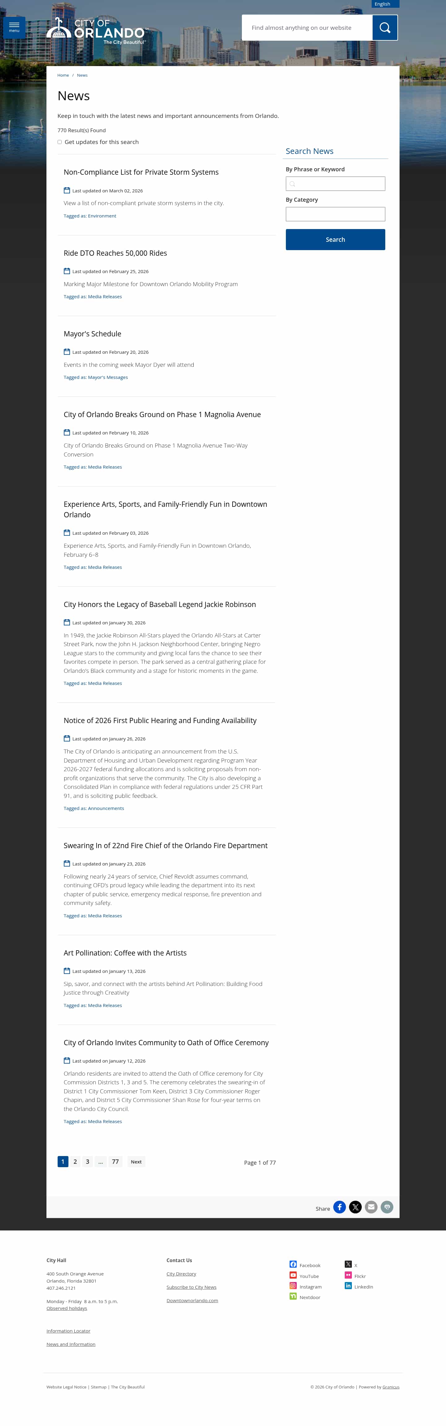 Latest website image capture