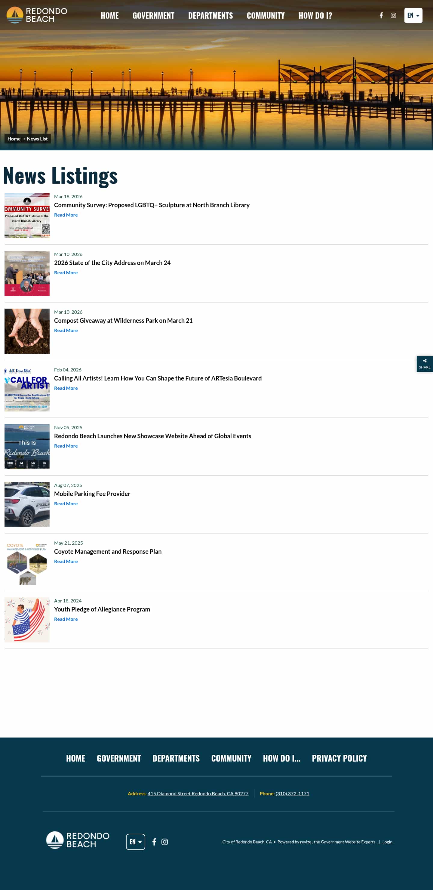 Latest website image capture