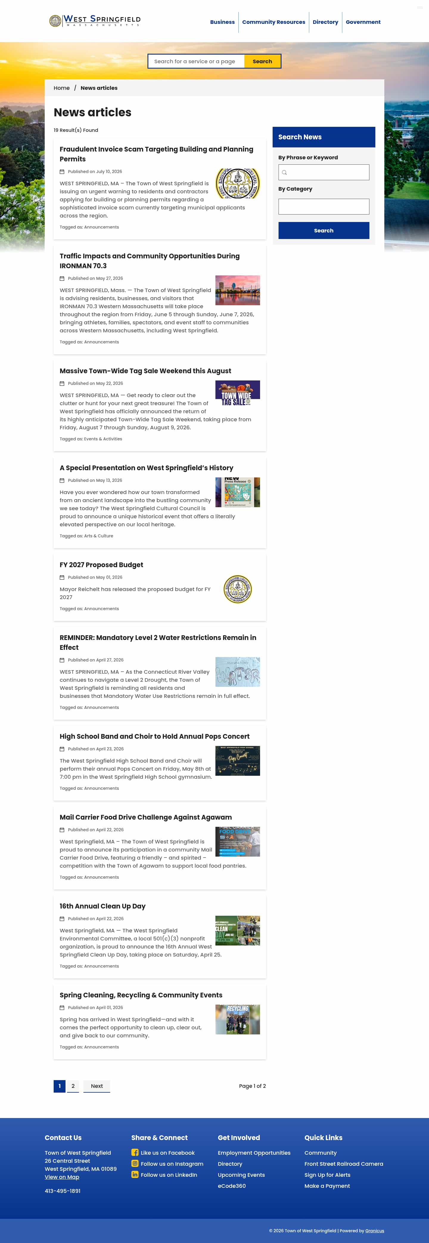 Latest website image capture