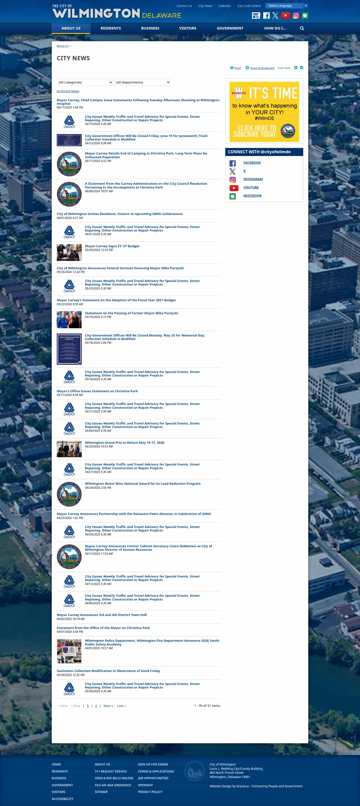 Latest website image capture