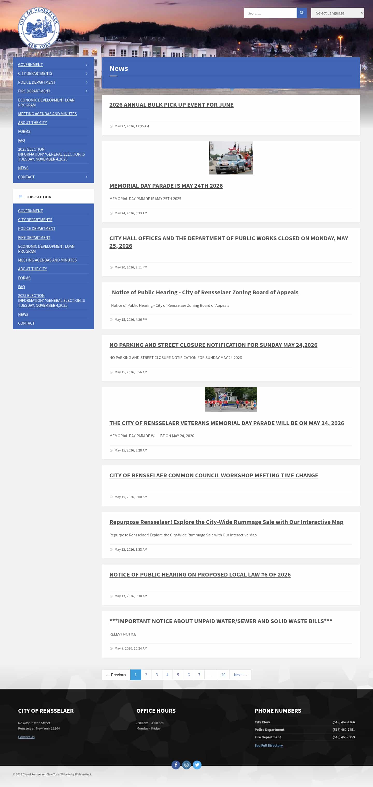 Latest website image capture