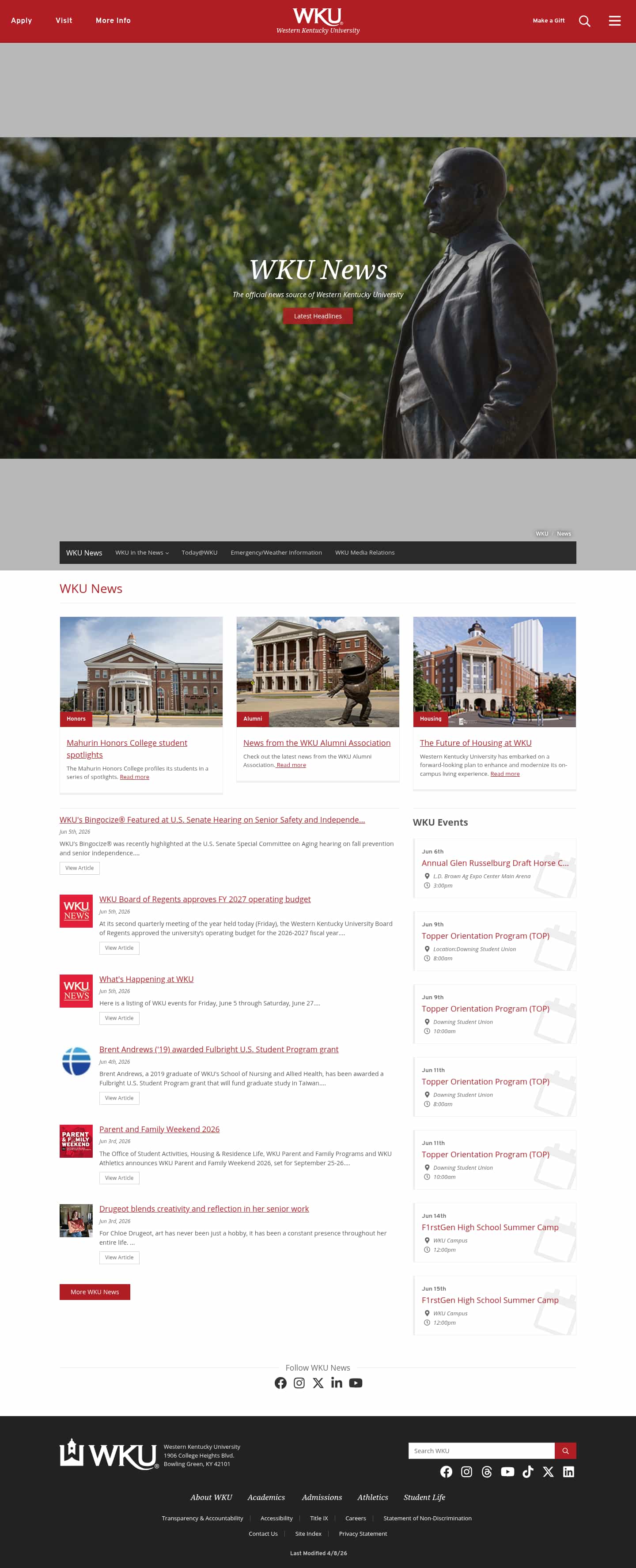 Latest website image capture