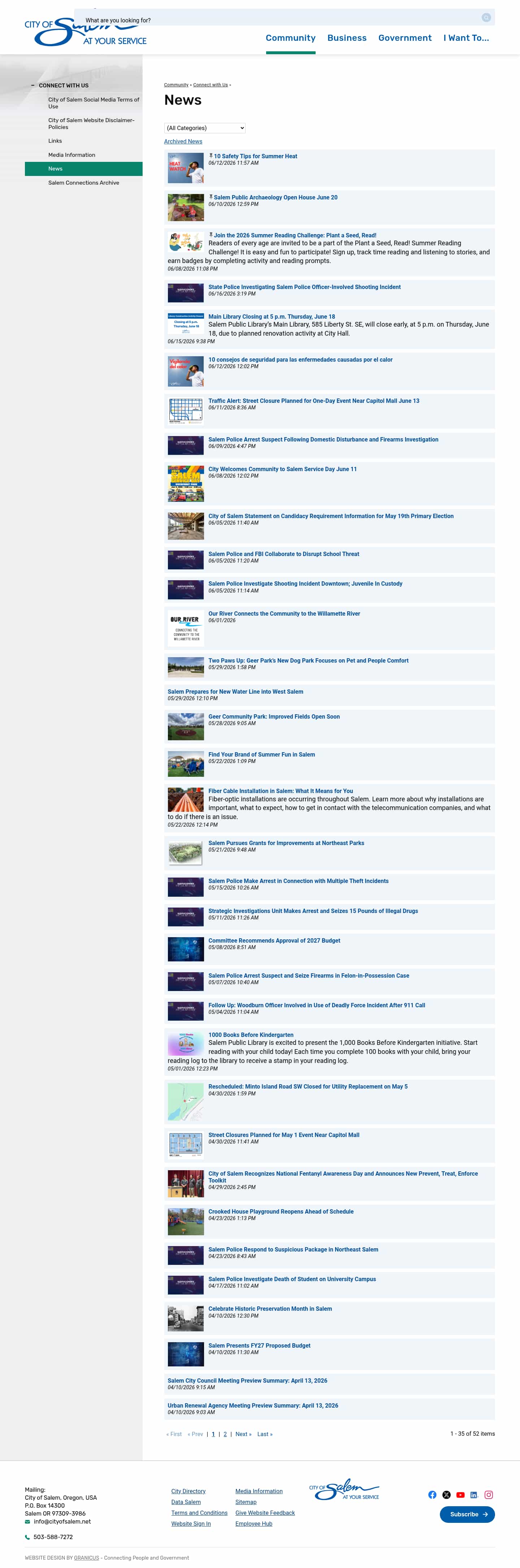 Latest website image capture