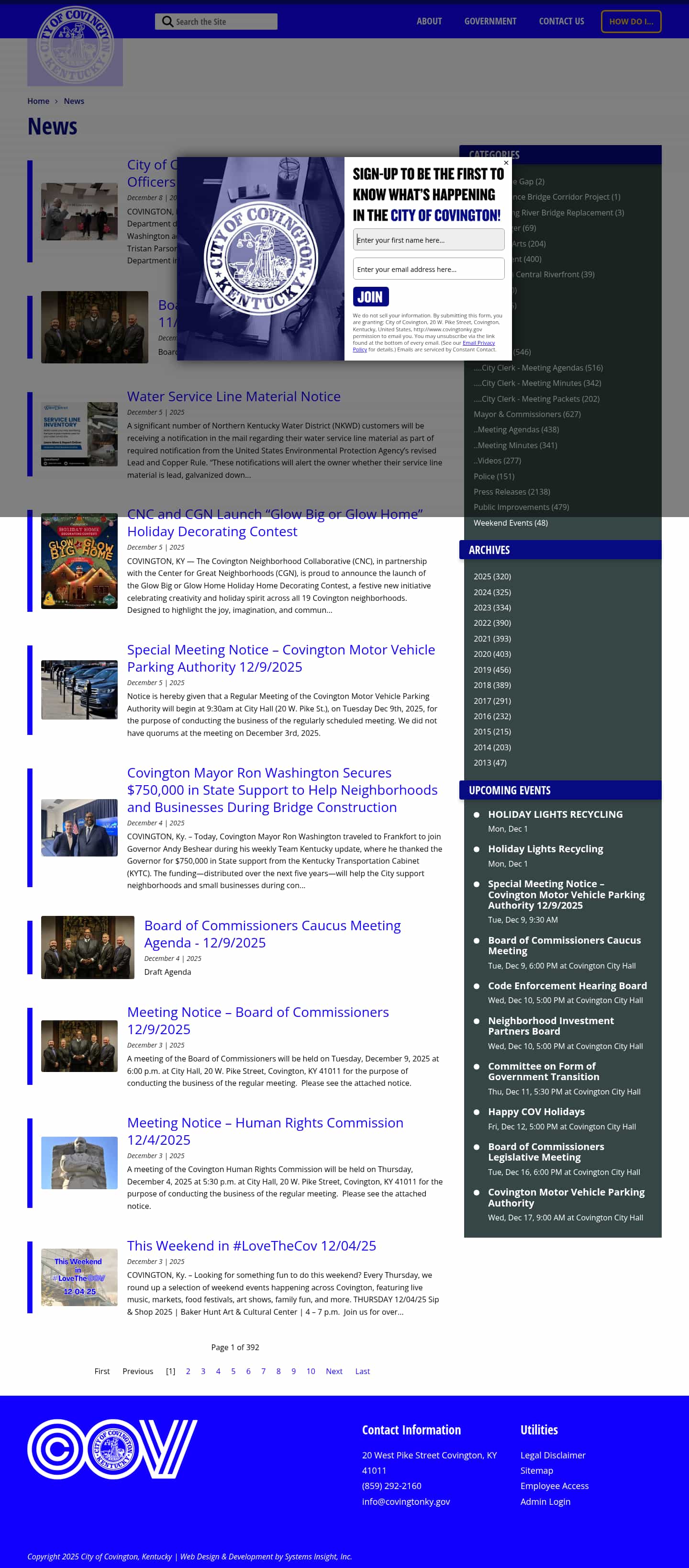 Latest website image capture