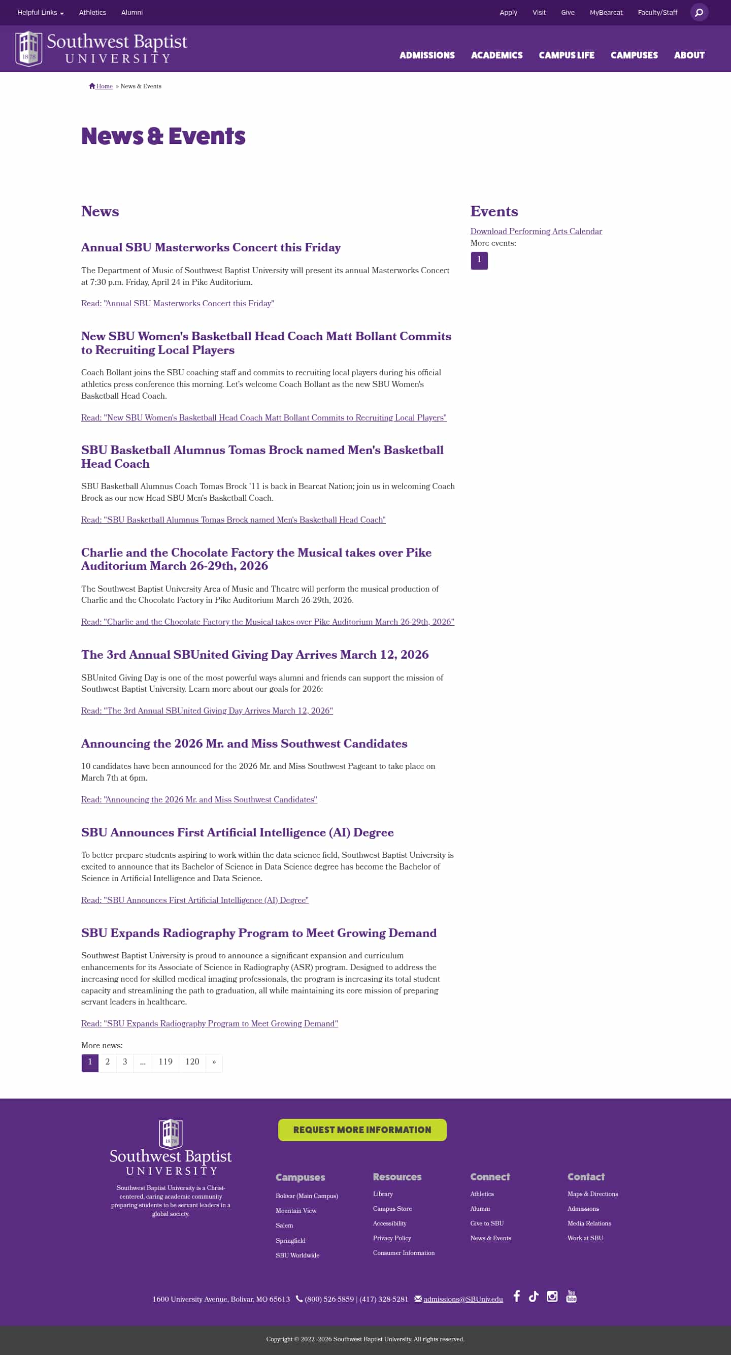 Latest website image capture