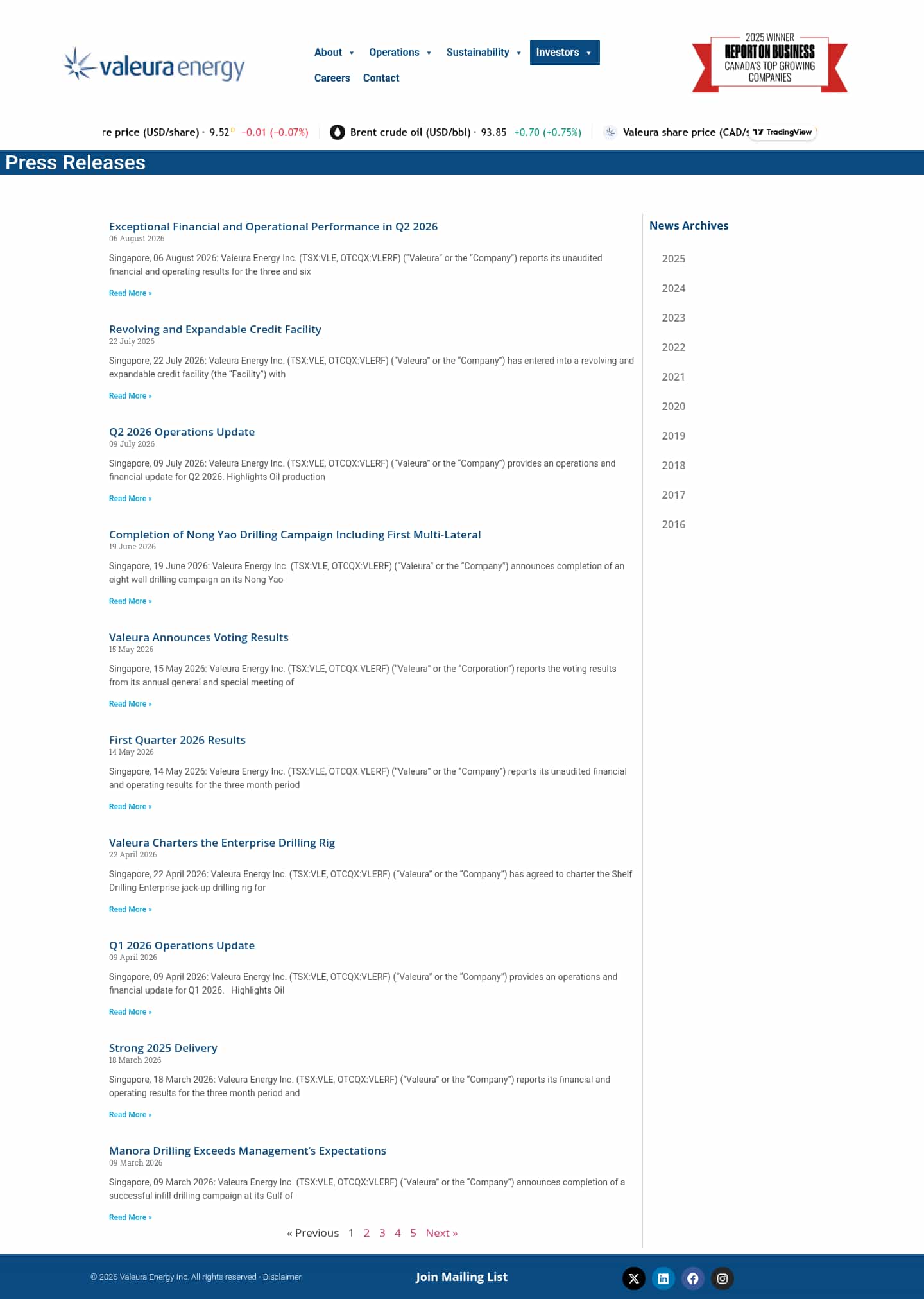 Latest website image capture