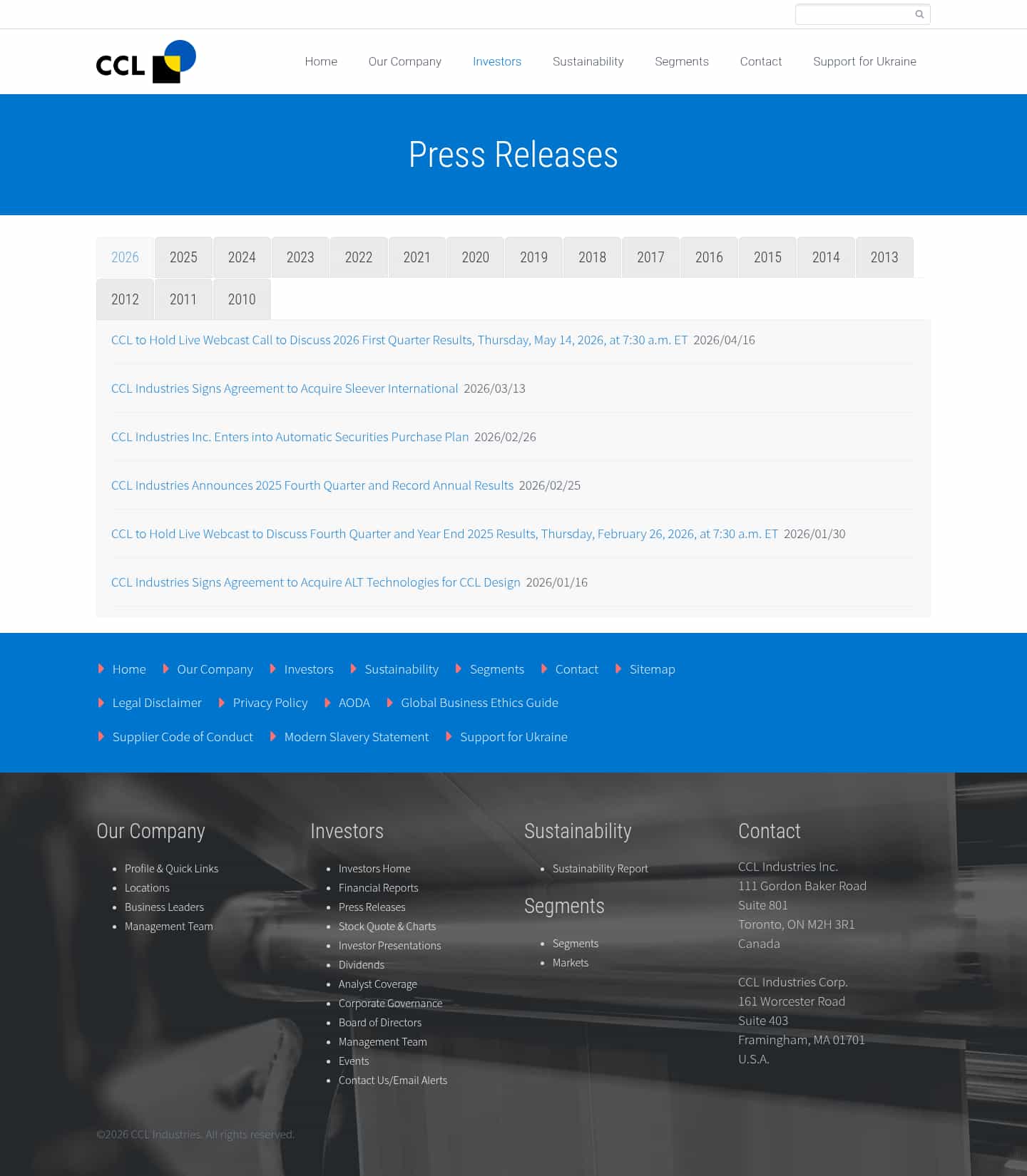 Latest website image capture