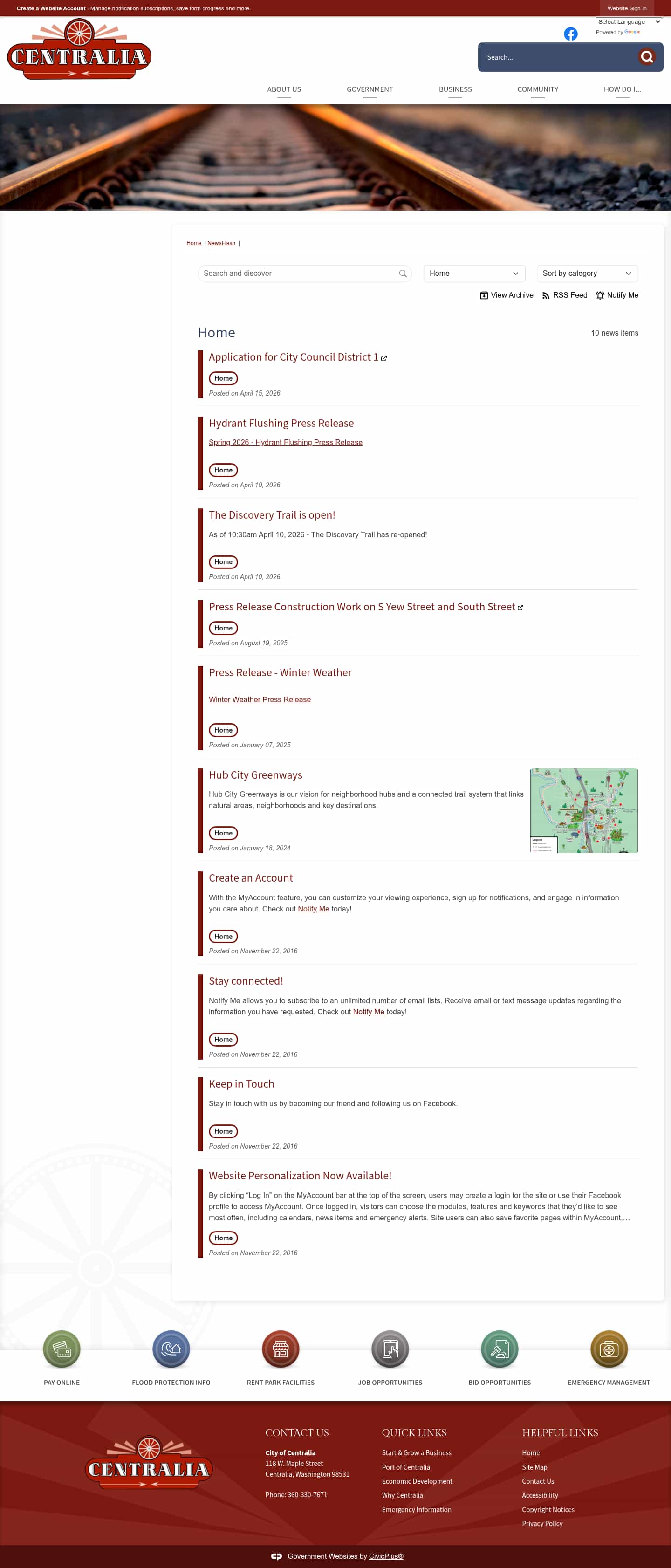 Latest website image capture