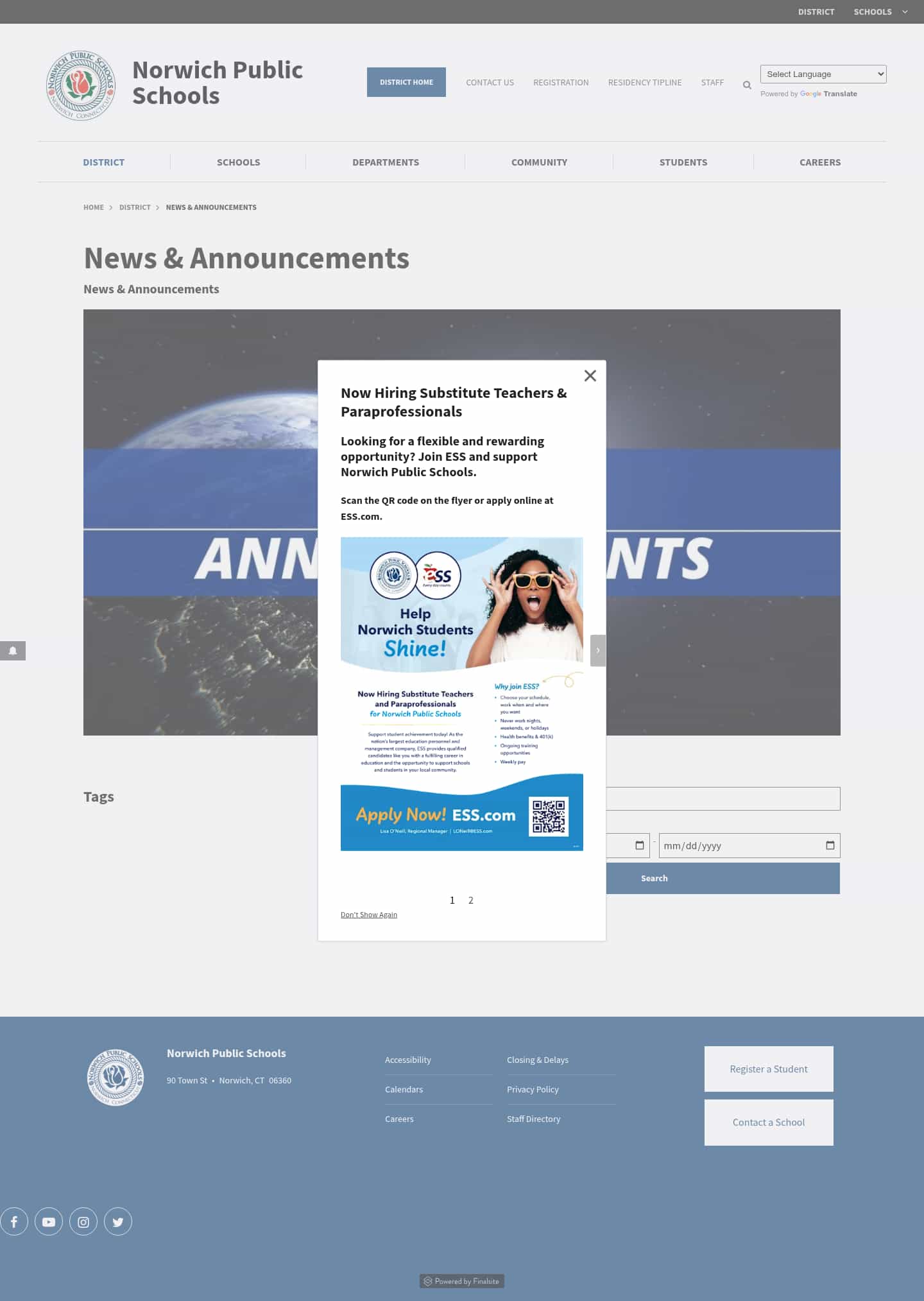 Latest website image capture
