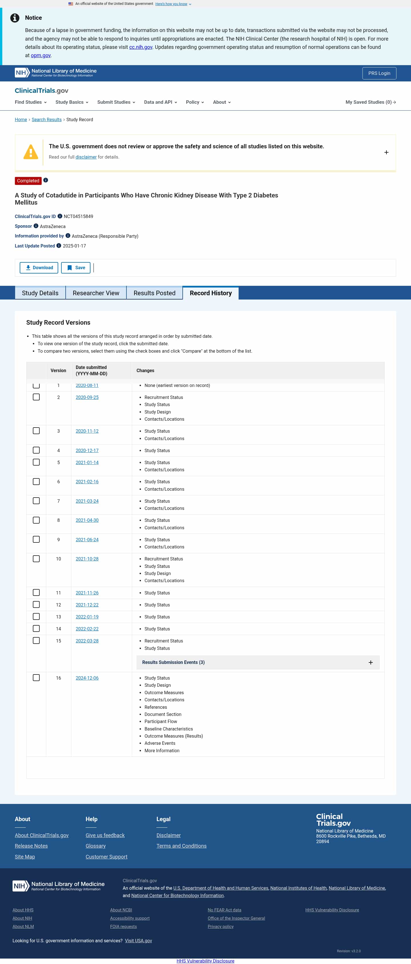 Latest website image capture
