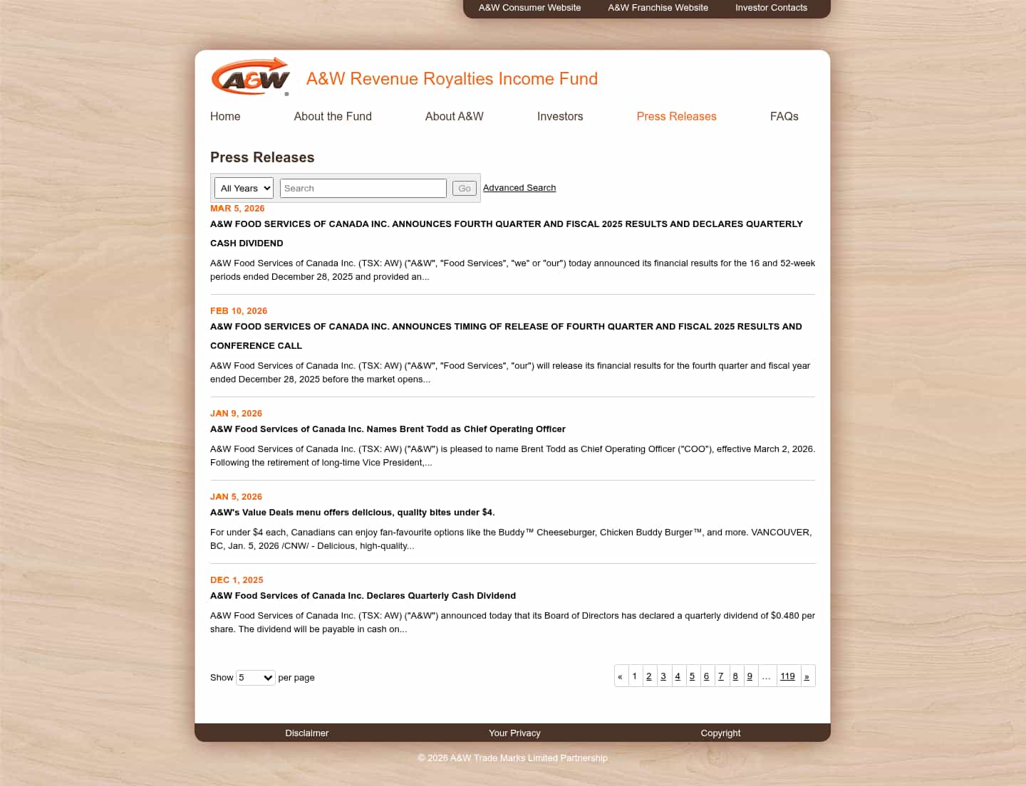 Latest website image capture