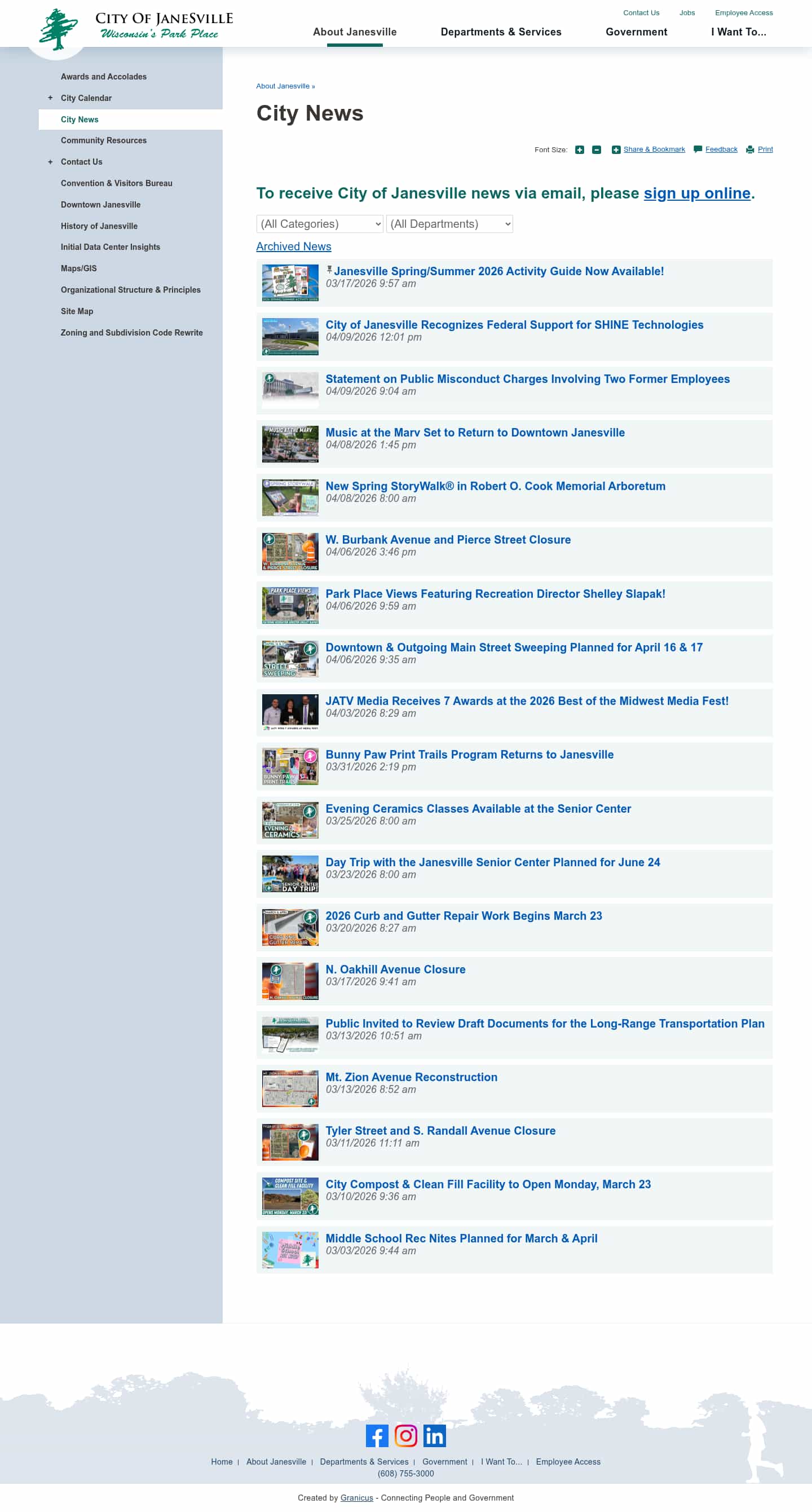 Latest website image capture