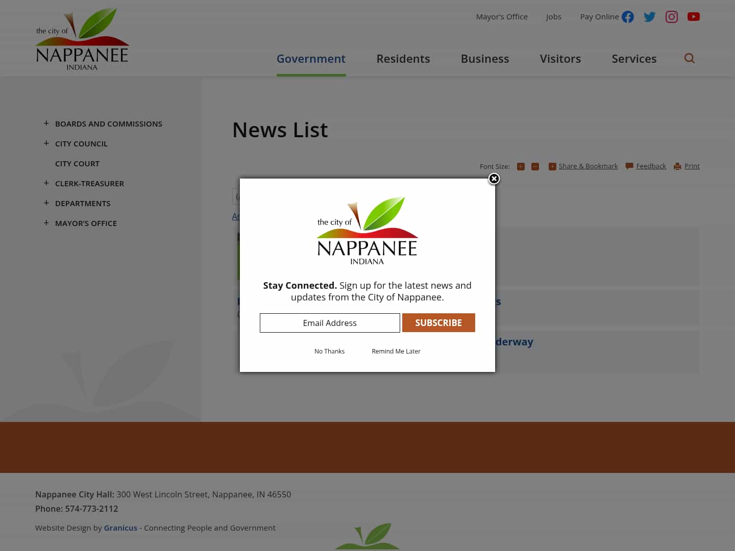 Latest website image capture