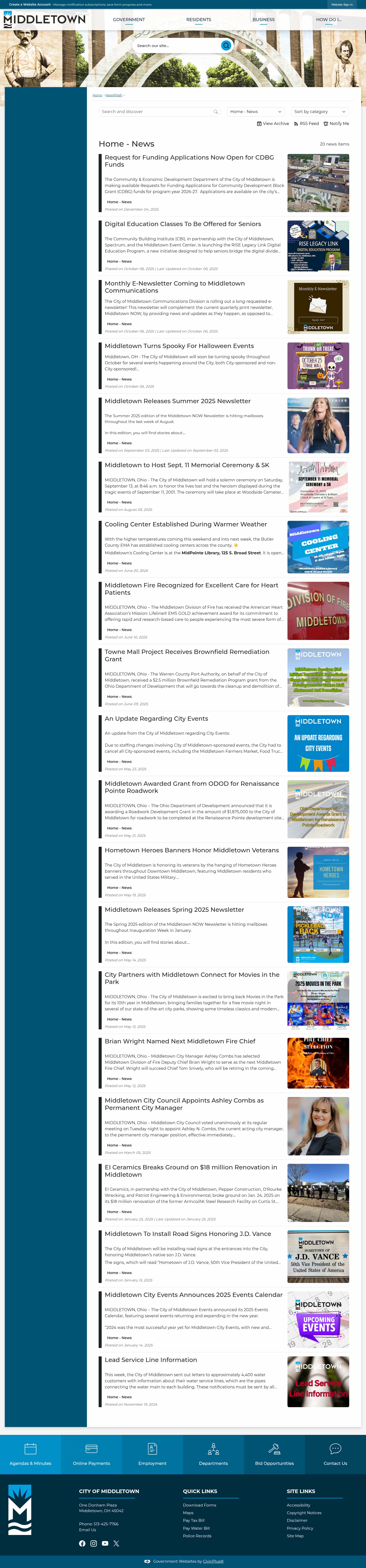 Latest website image capture