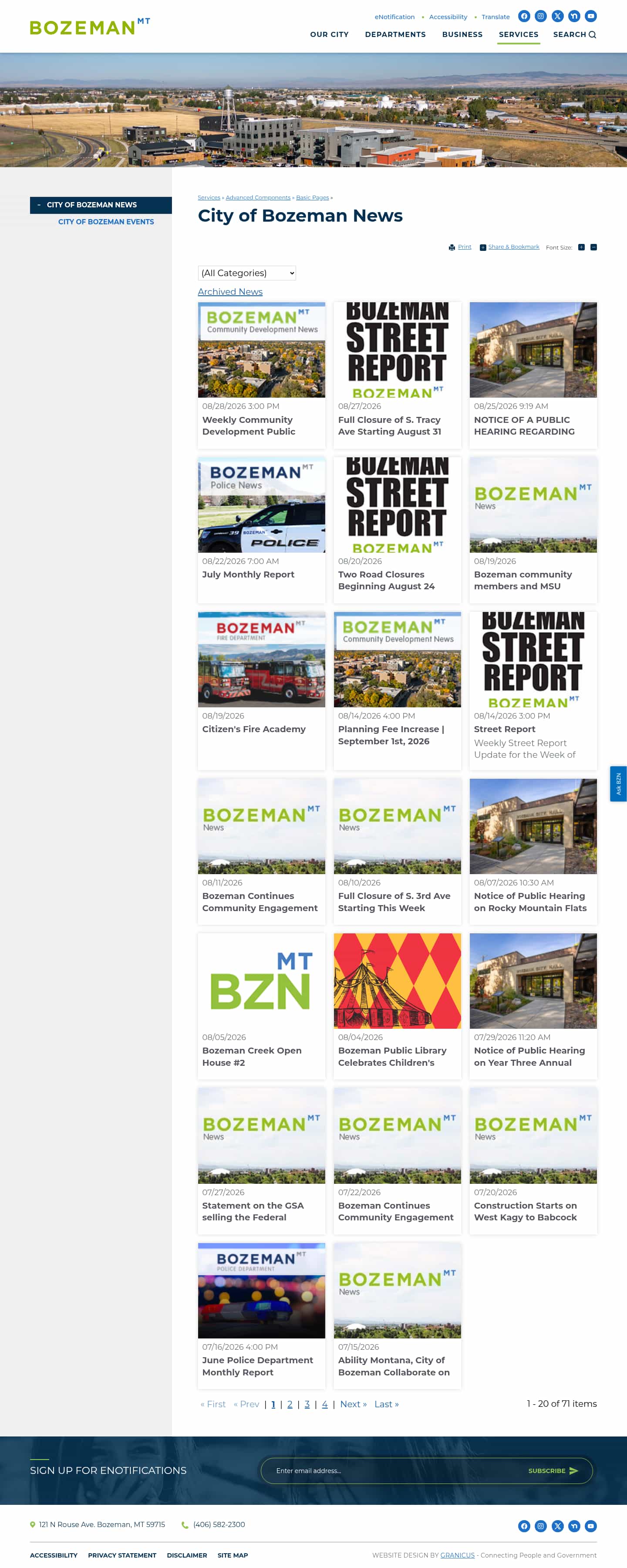 Latest website image capture
