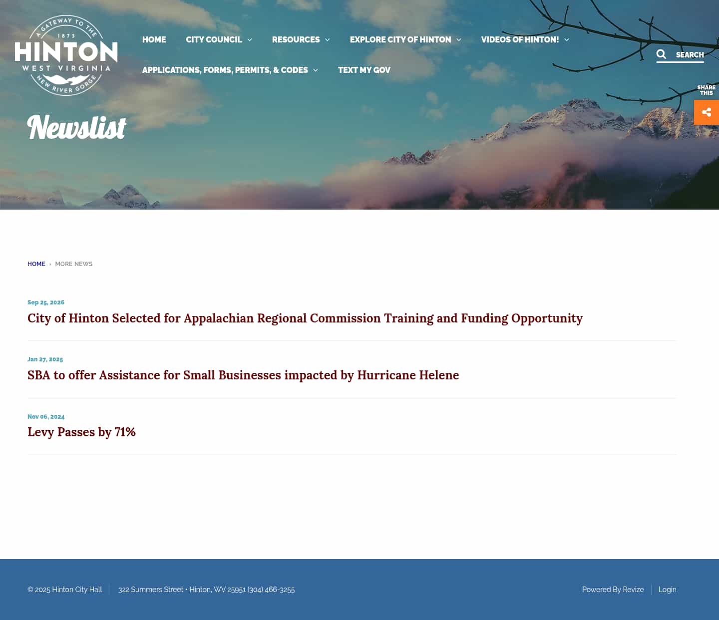 Latest website image capture