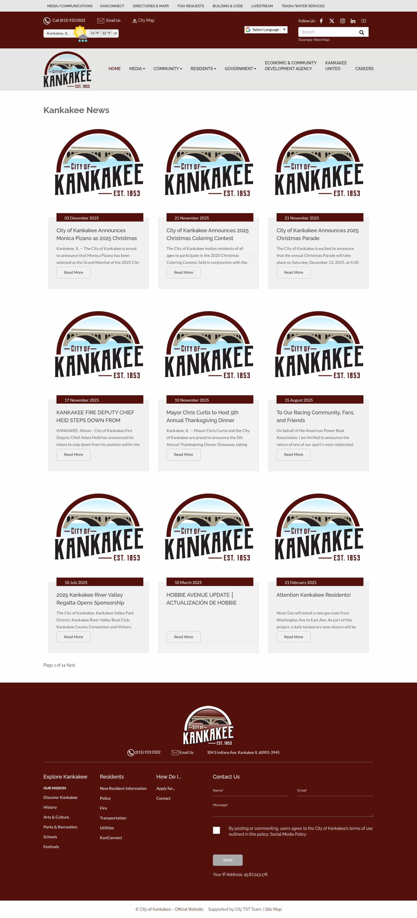 Latest website image capture