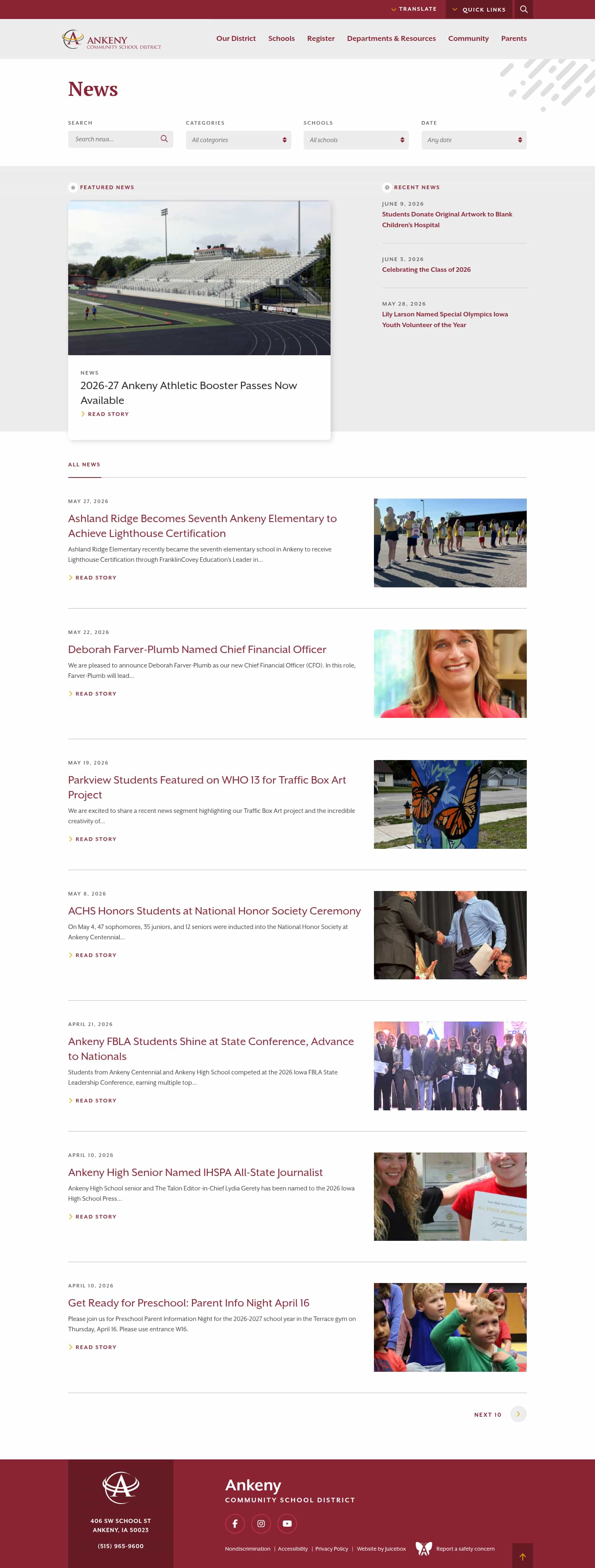 Latest website image capture