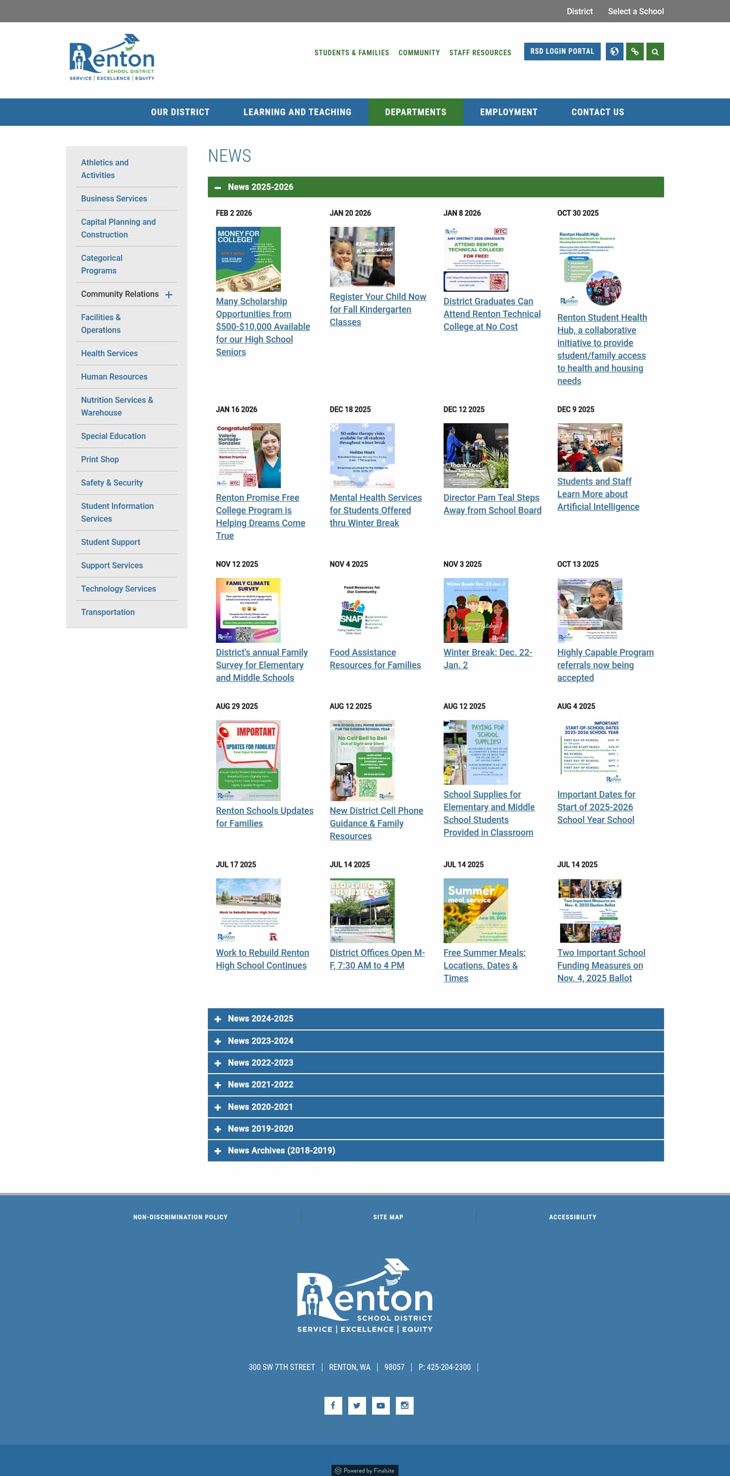 Latest website image capture