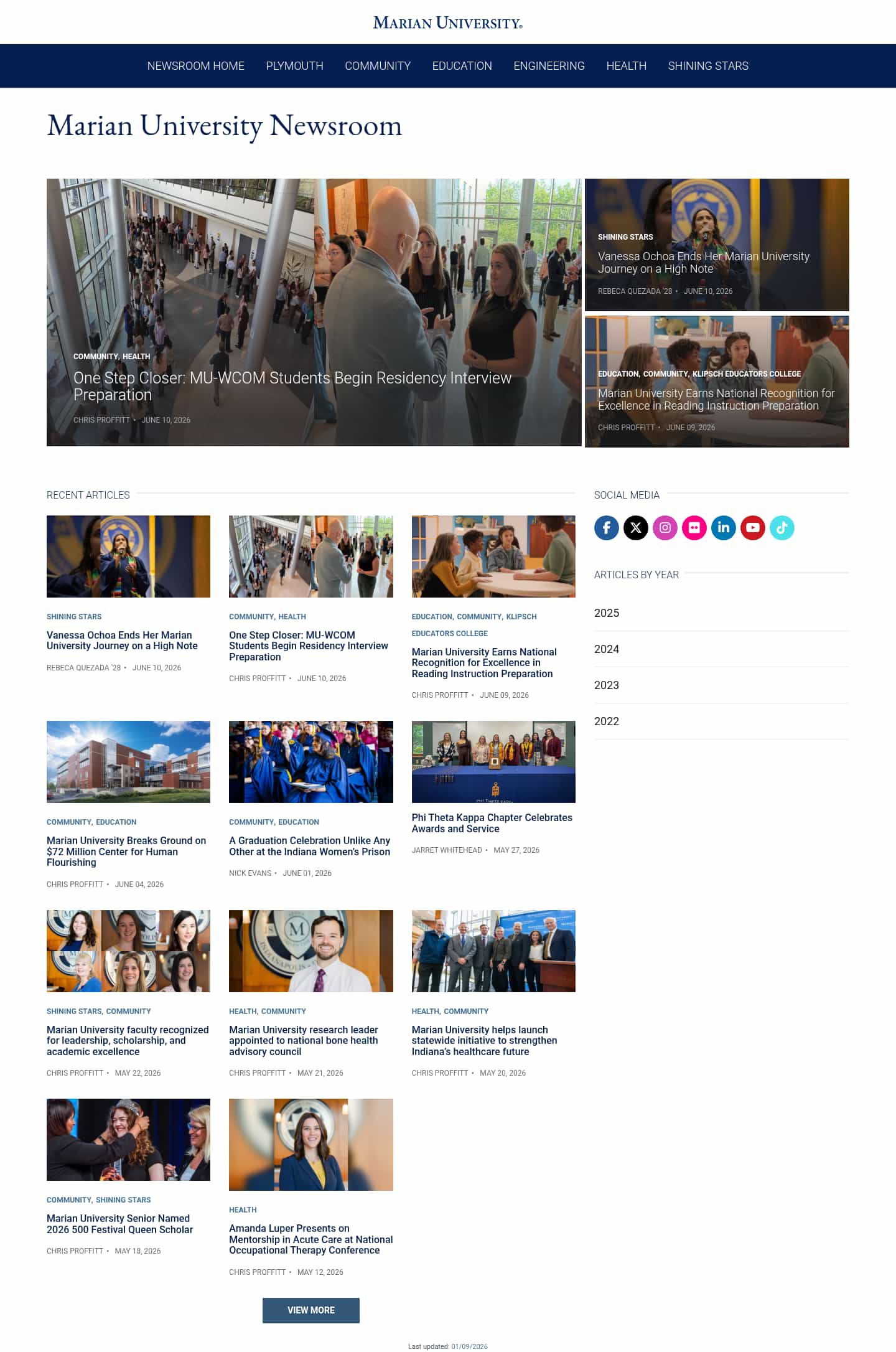 Latest website image capture