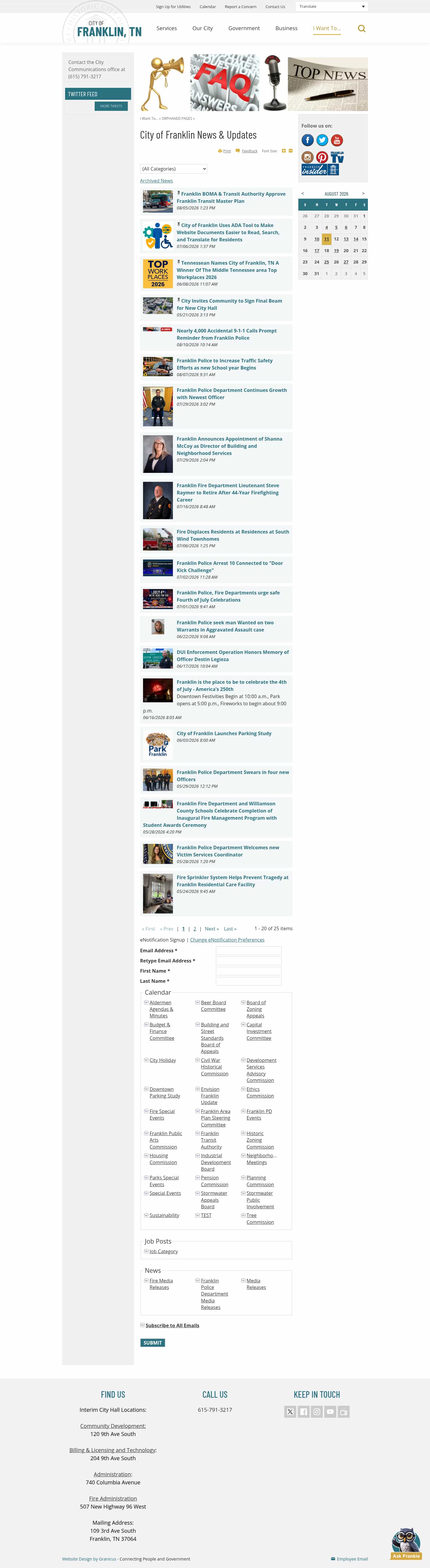 Latest website image capture