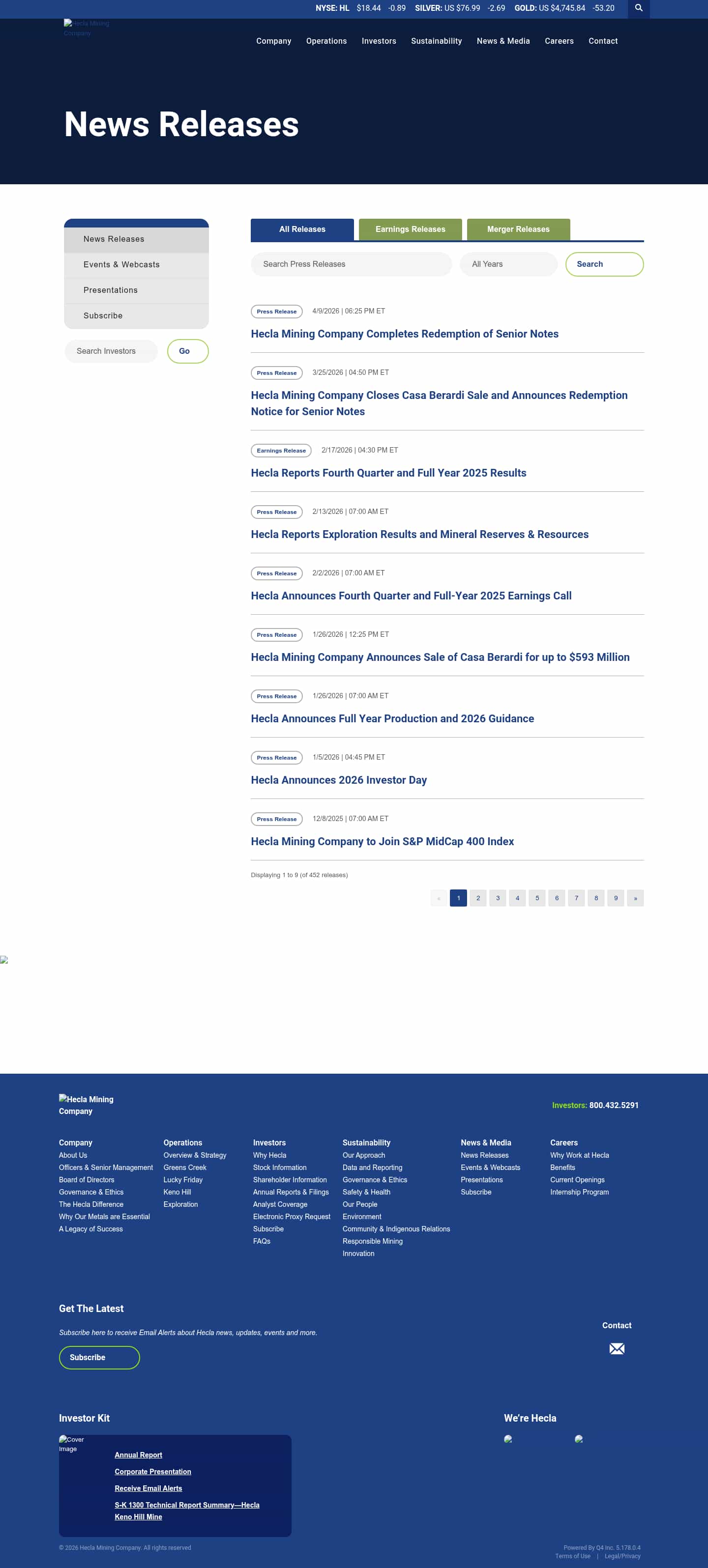 Latest website image capture