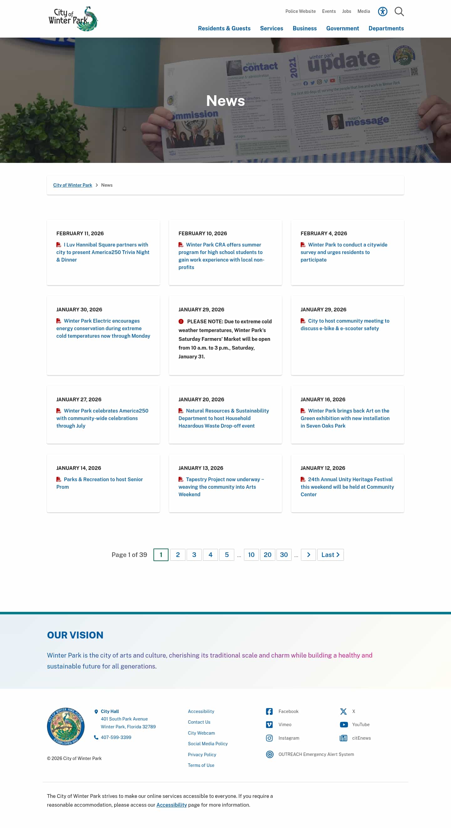 Latest website image capture