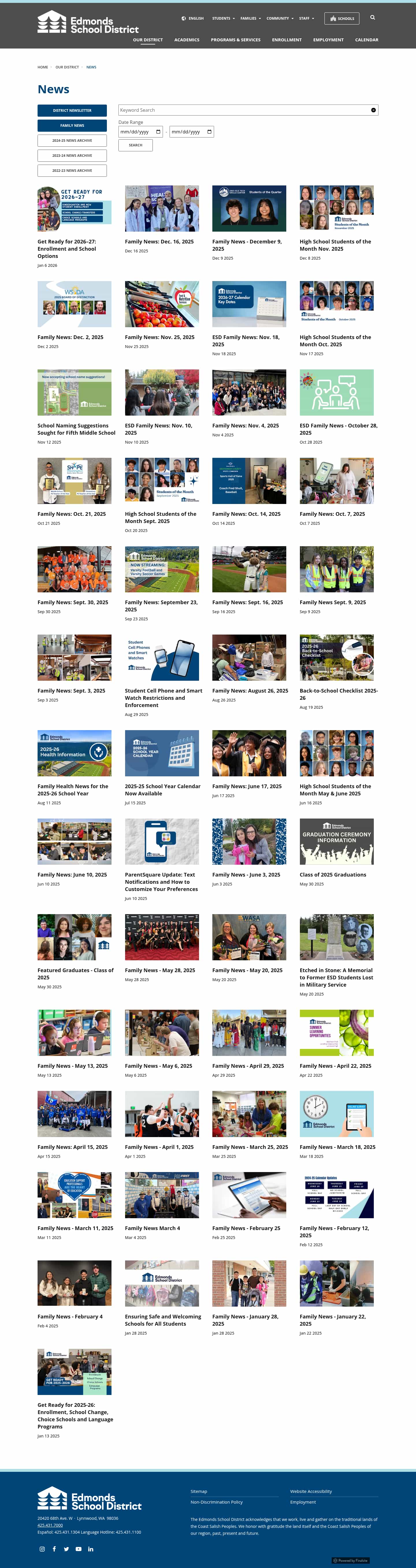 Latest website image capture