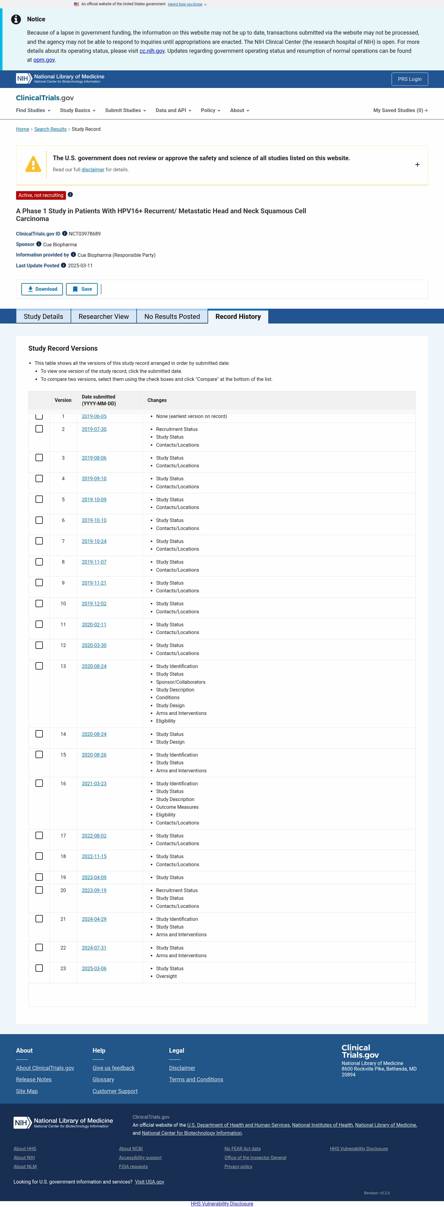 Latest website image capture
