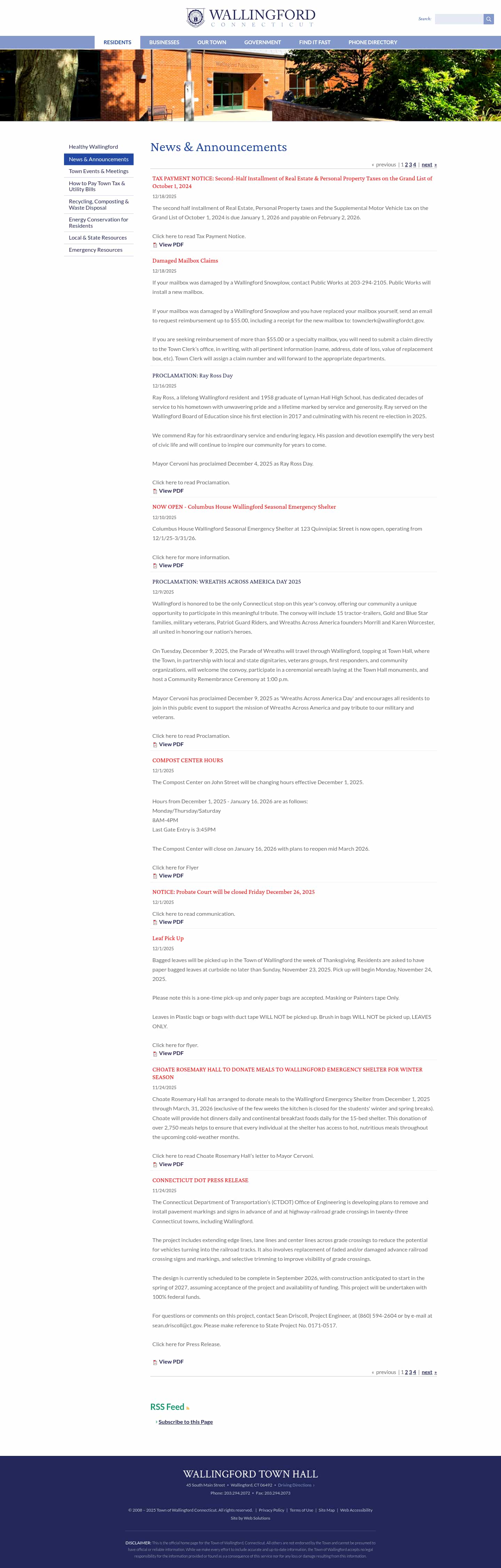 Latest website image capture