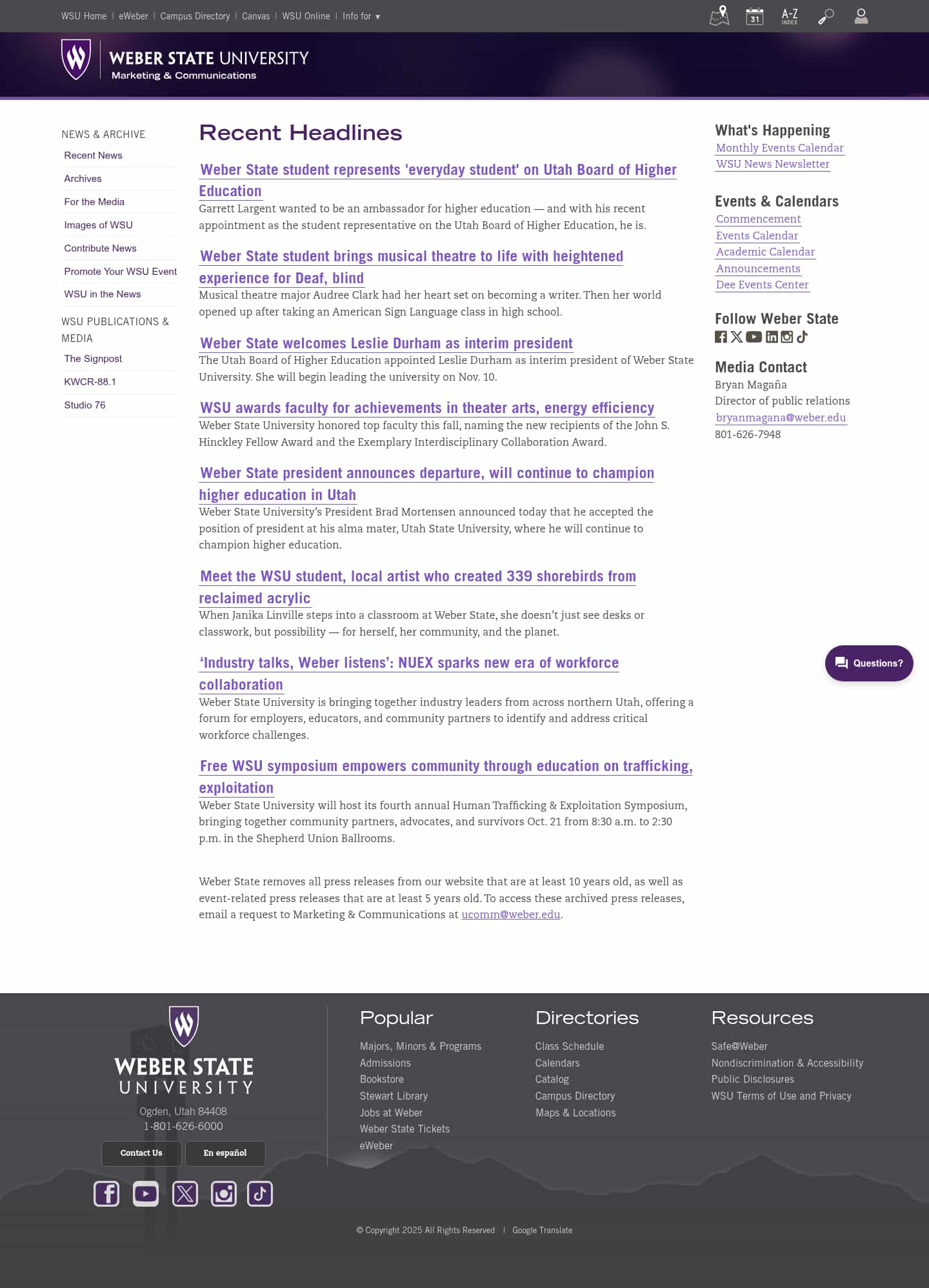 Latest website image capture