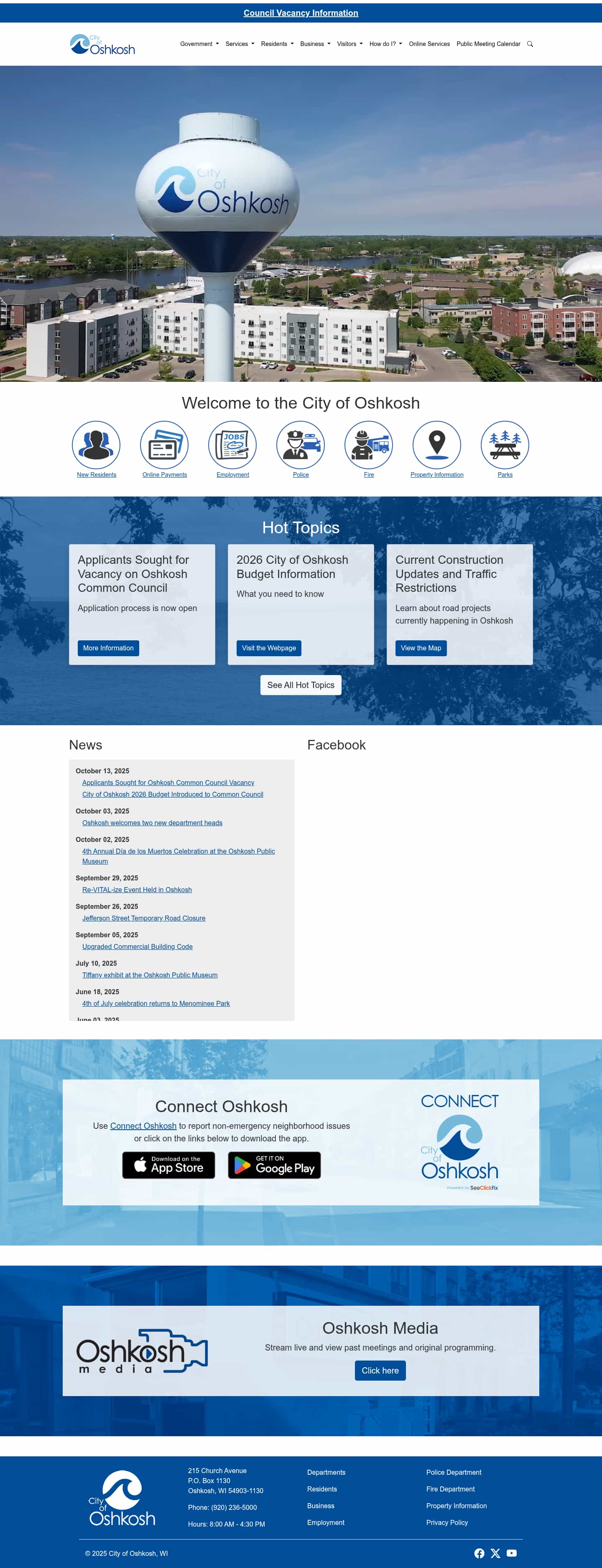 Latest website image capture
