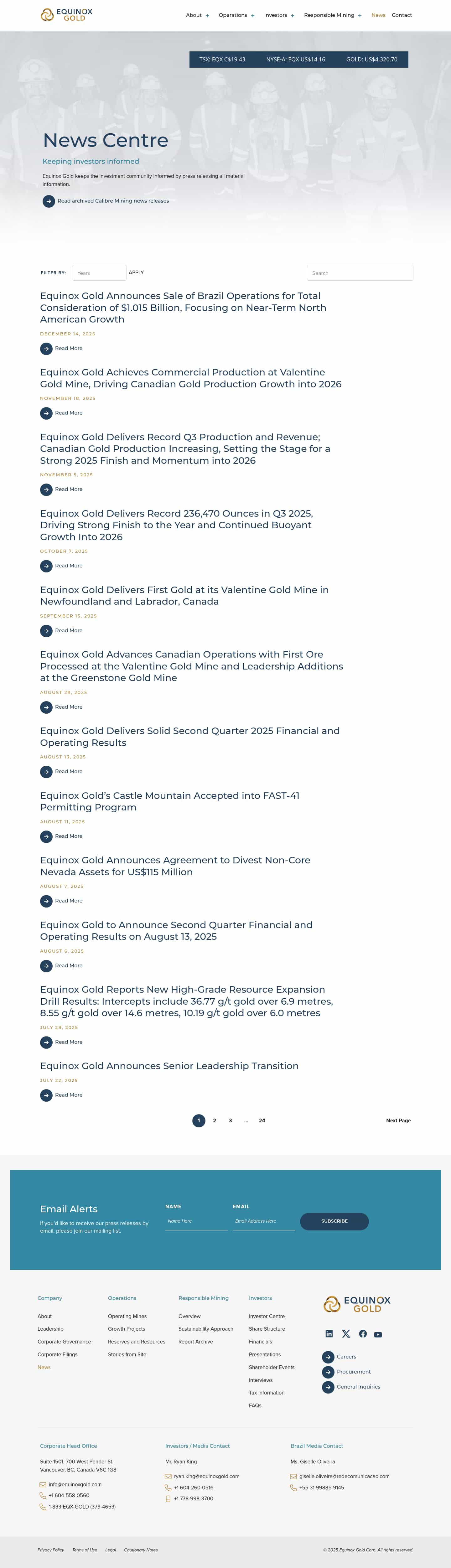 Latest website image capture