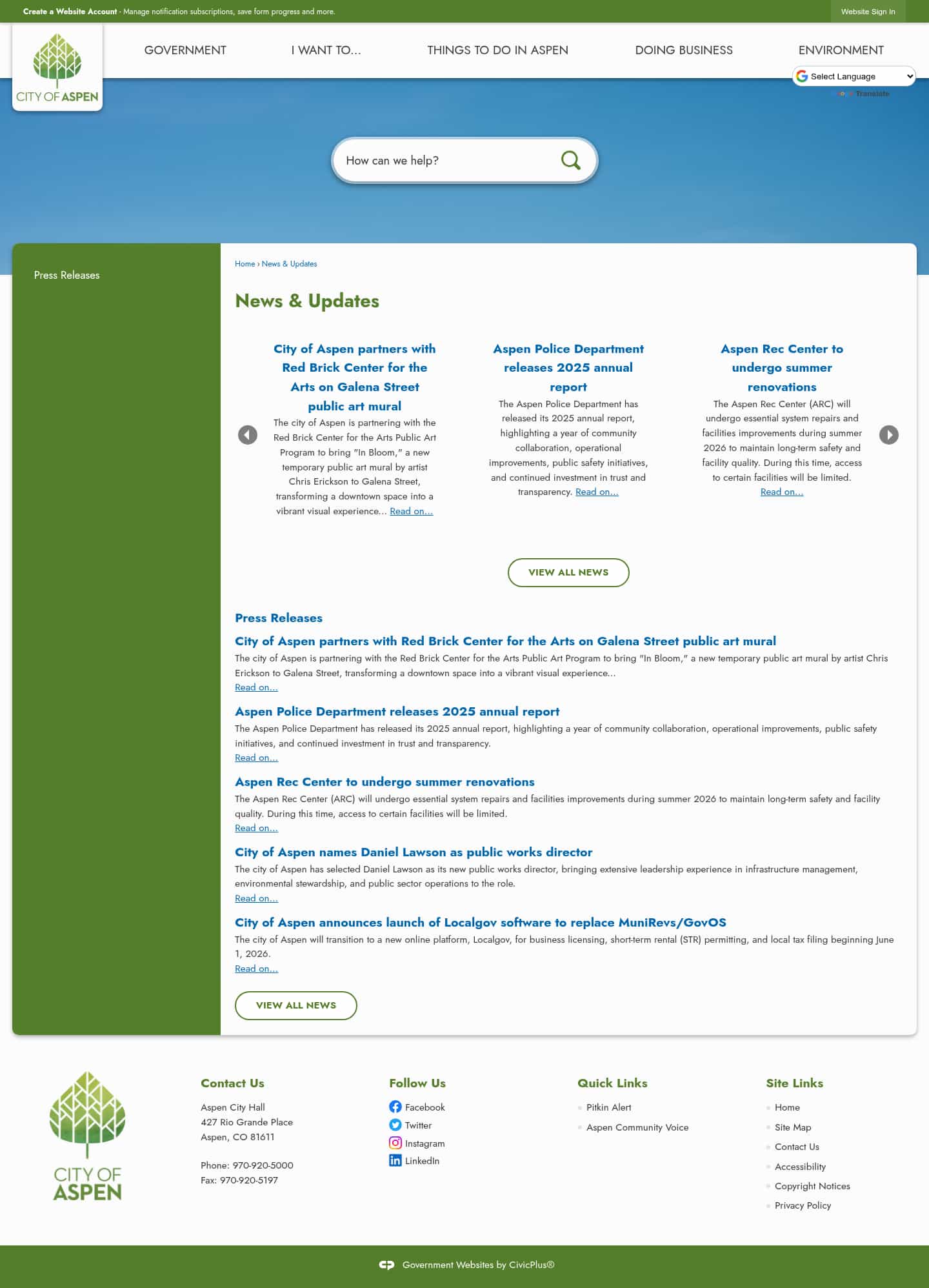 Latest website image capture
