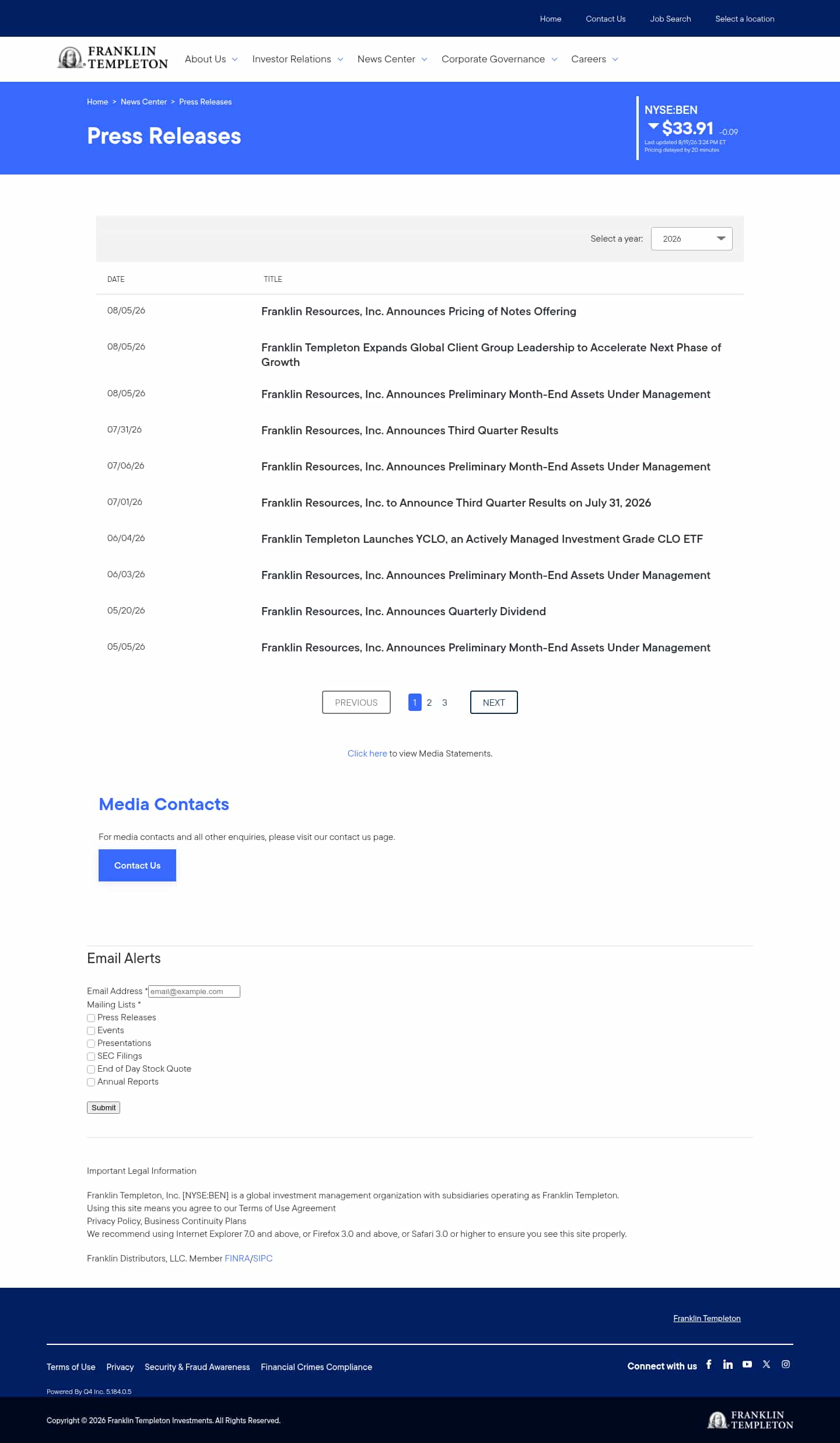 Latest website image capture